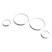 1995-2004 BMW E39 5 Series Silver Dash Trim Rings Speedometer Gauge Cluster Panel 500-125