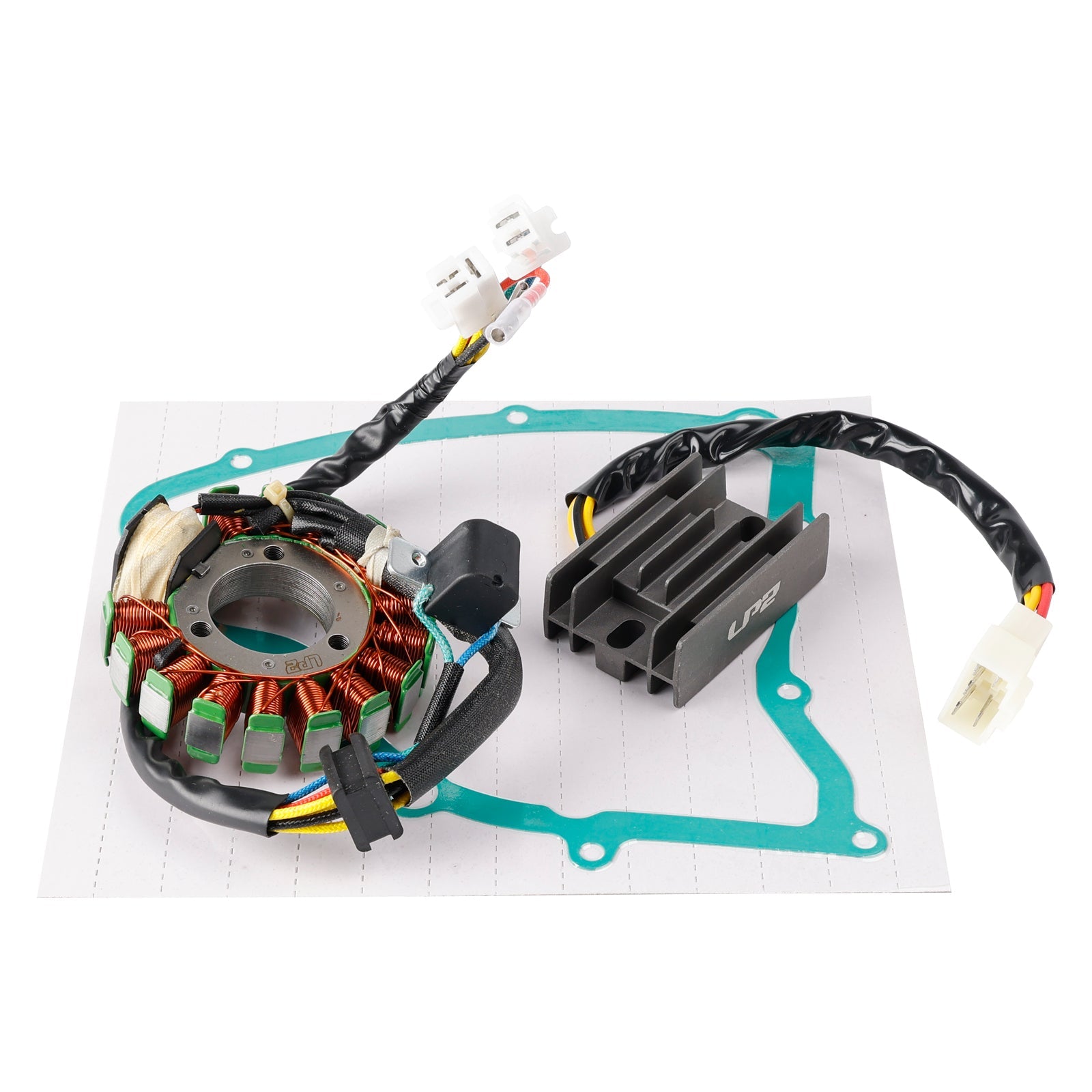 1989-1992 Suzuki LTF LT-F 160 Quadrunner Magneto Stator Regulator Gasket Kit 32101-02C00 32800-19B11