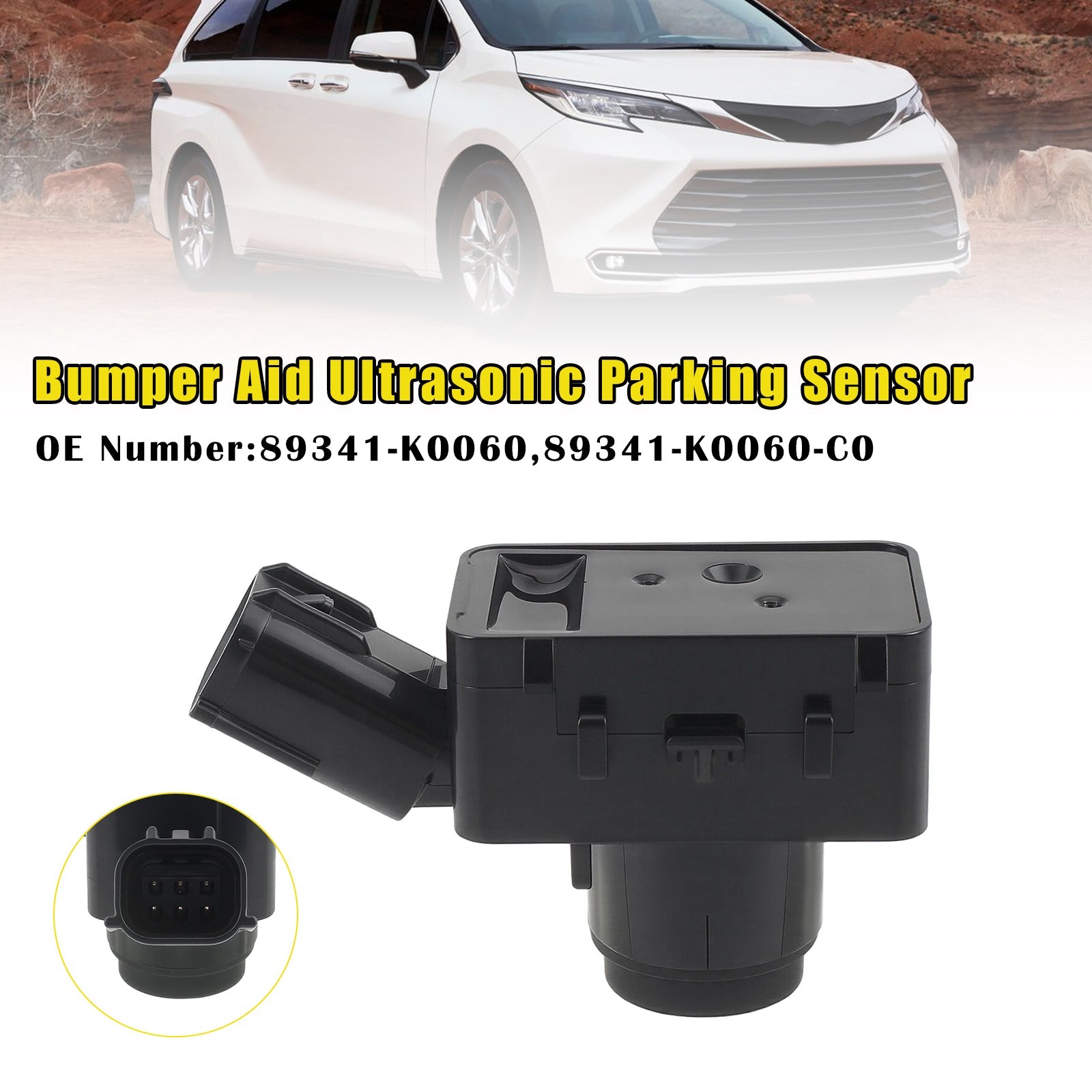 Bumper Aid Ultrasonic Parking Sensor 89341-K0060 For Toyota Camry Sienna Venza 2021