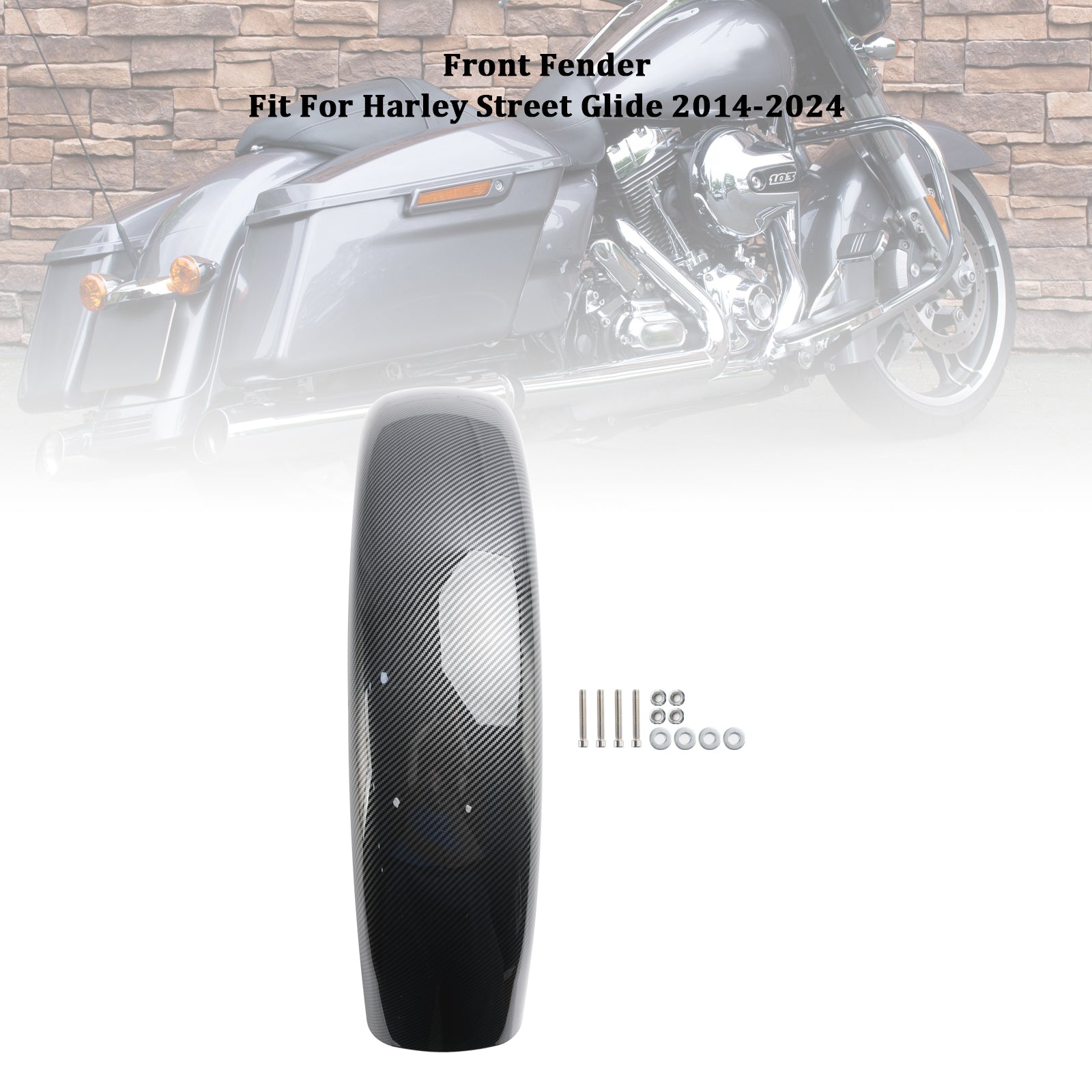 2015-2024 Harley Road Glide ABS Front Fender Mudguard