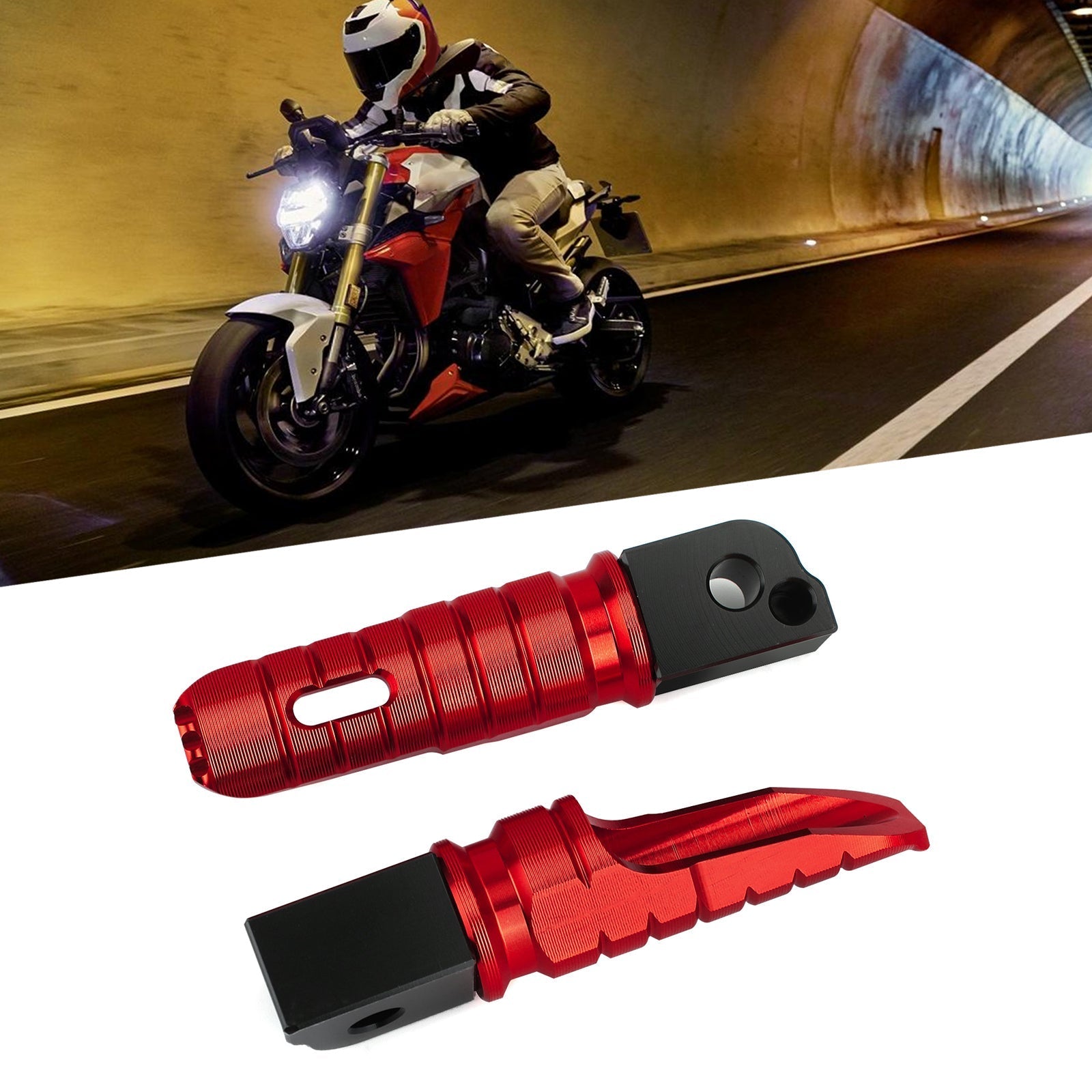 Rear Footrests Foot Peg for BMW R NINET F900R F900XR R1200R R1200RS R1250R Generic