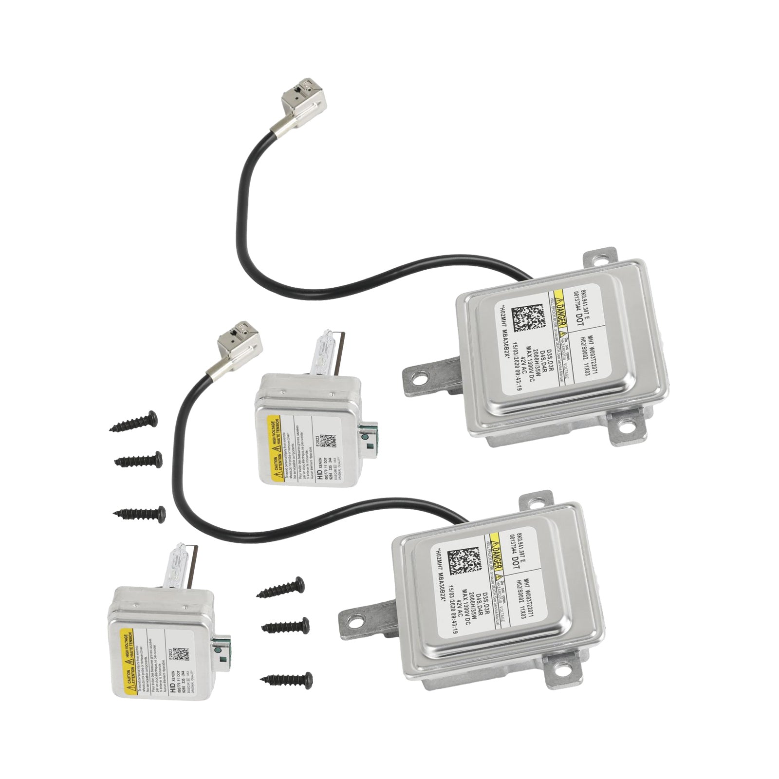 2010-2016 Audi A4 S4 Xenon Ballast & D3S Bulb HID Light Control Unit Module 8K0941597E