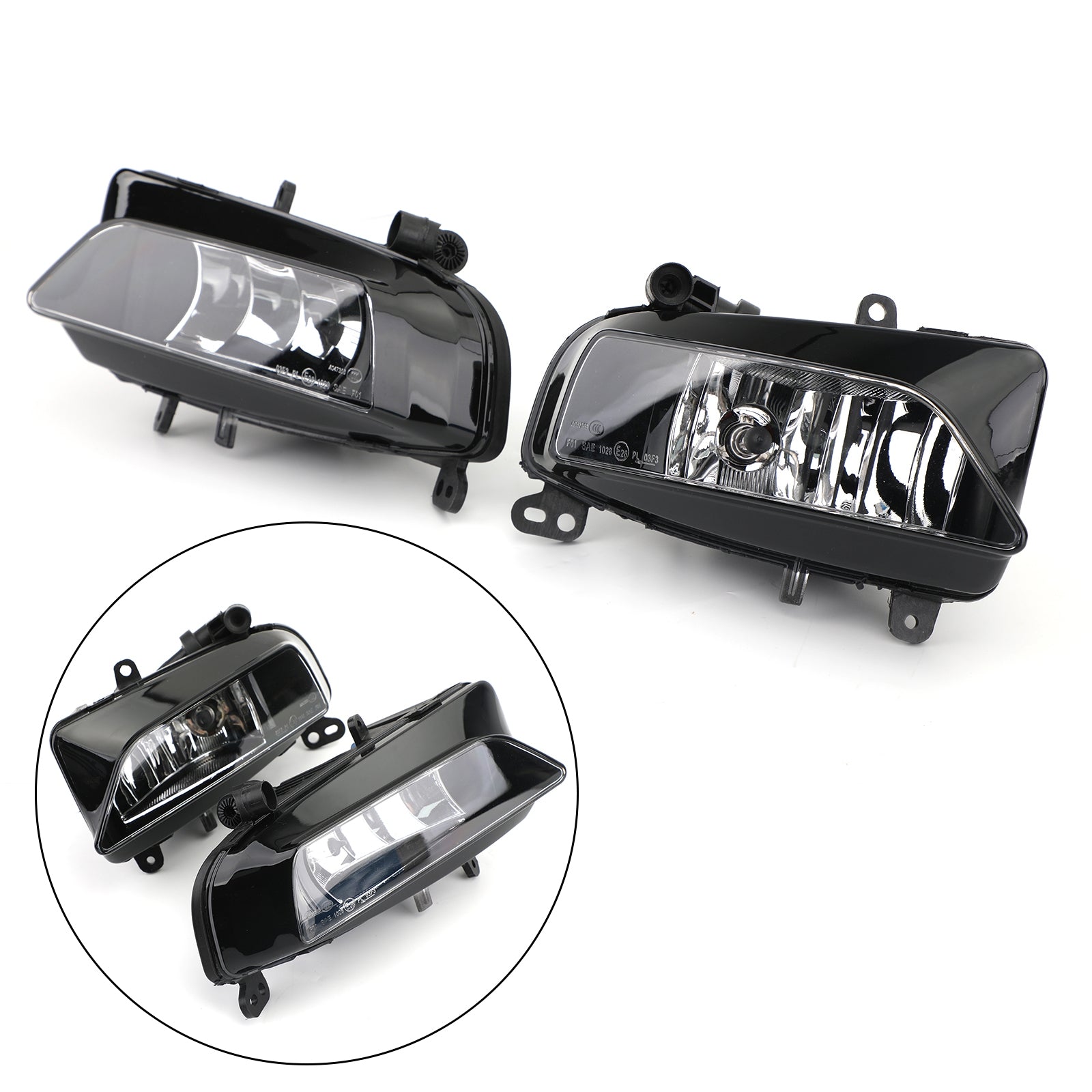2013 2014 2015 2016 AUDI S5 A5-S Line Pair Front Light Halogen Fog Lamp Generic