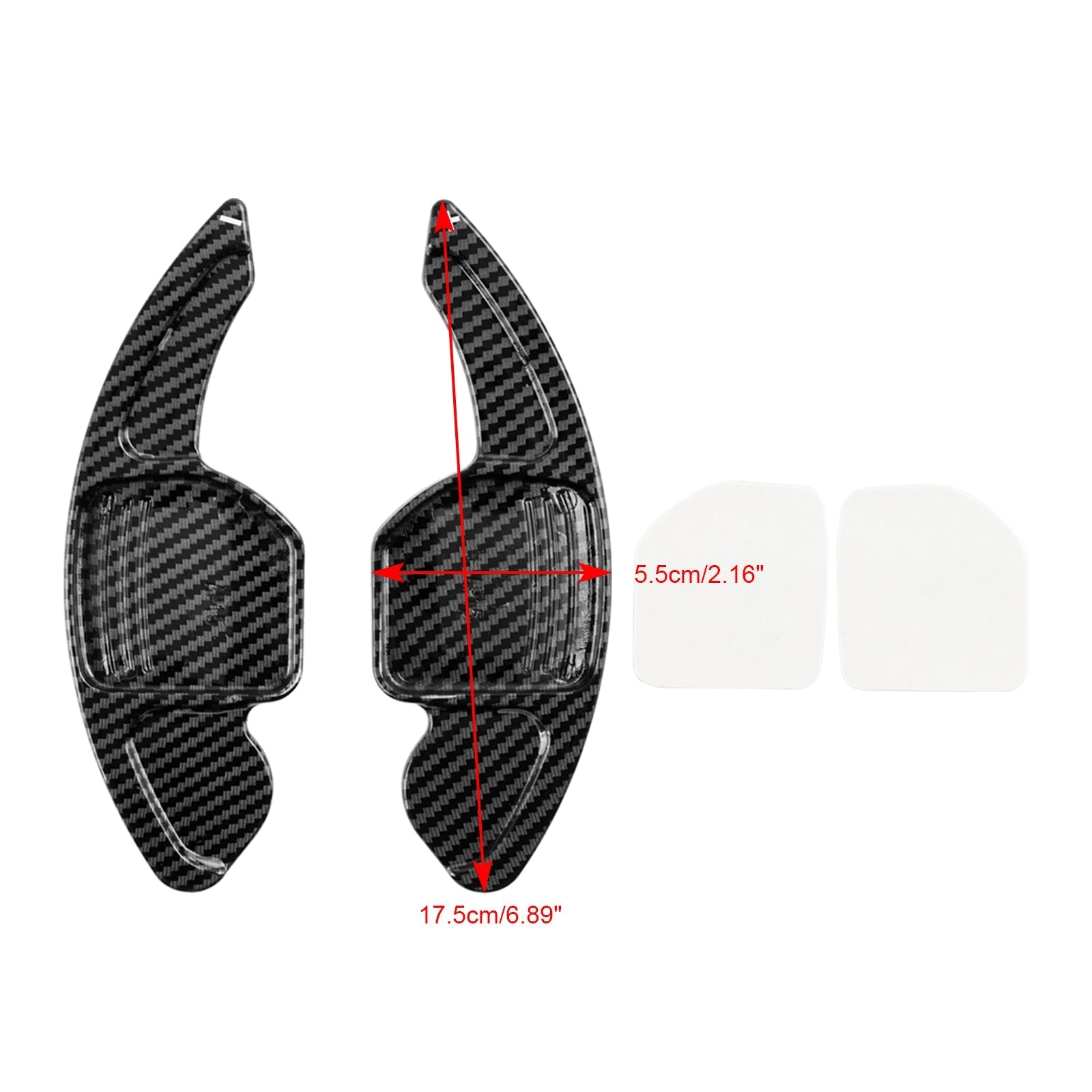 Steering Wheel Shift Paddle Shifter Extension ABS plastics Fit Audi A4 S4 2013-2016