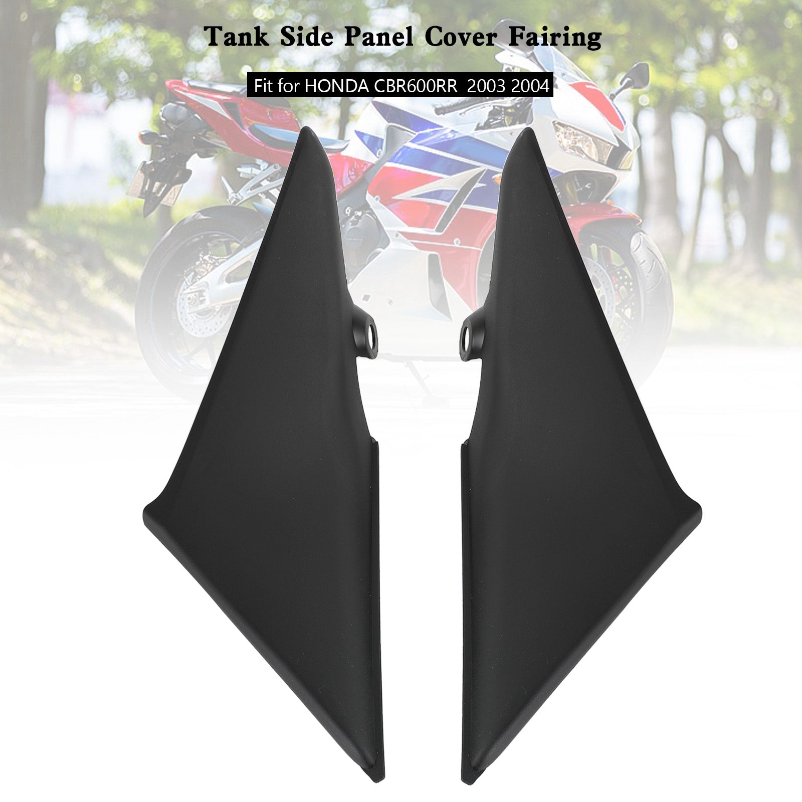 2003 2004 Honda CBR600 RR Gas Tank Side Trim Cover Panel Fairing Cowl