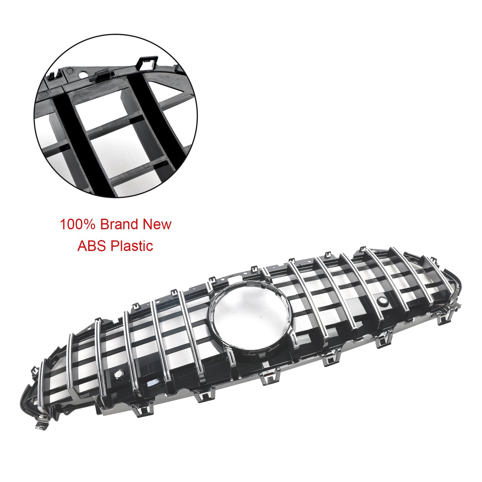 2018 2019 2020 2021 2022 2023 2024 Mercedes CLS C257 W257 Coupe Chrome Front Bumper Grille Grill