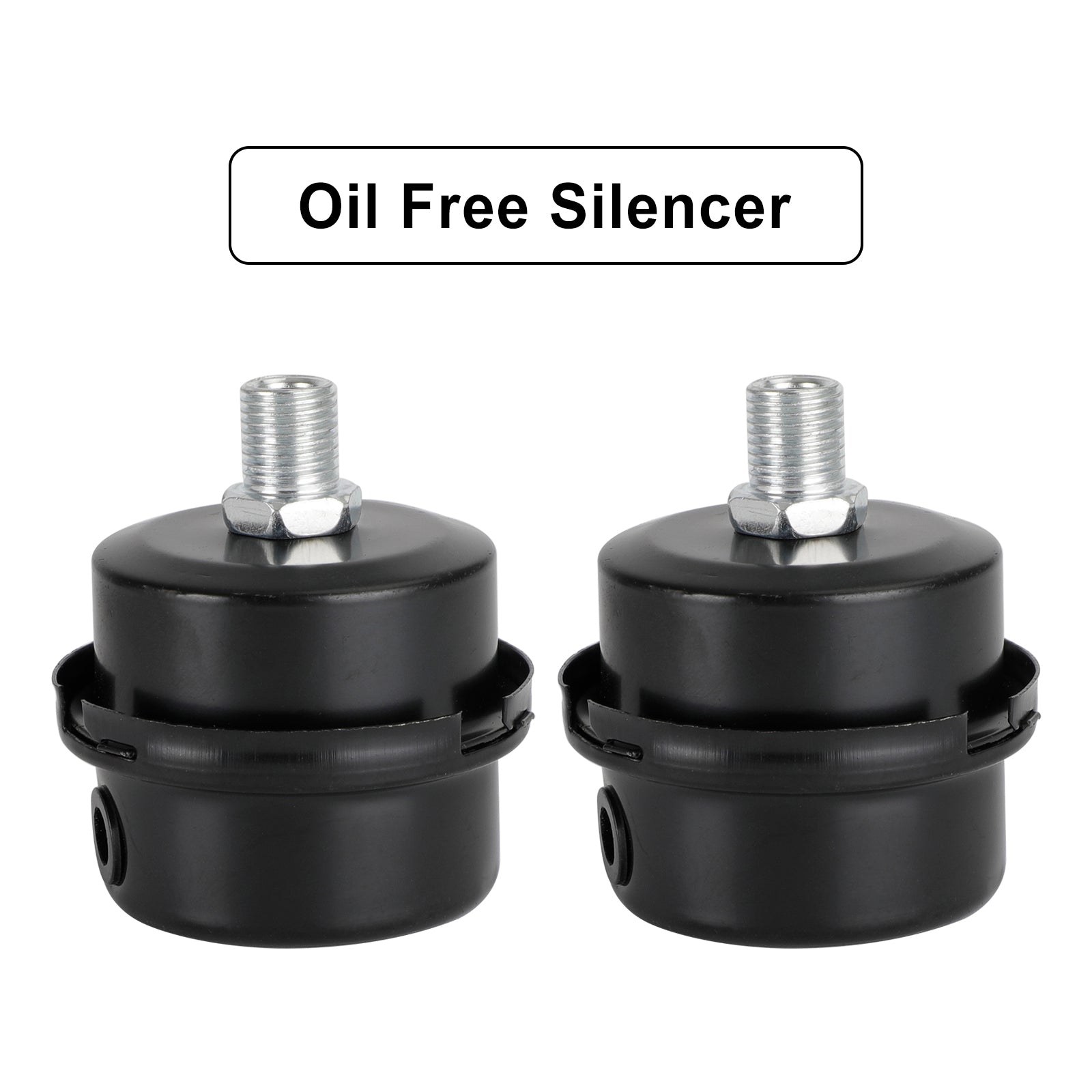 2x Filter Metal Air Compressor Intake Filter Noise Muffler Silencer 13/16/20mm, 1/4"