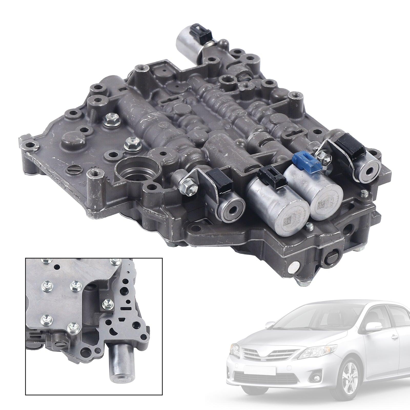 K313 Transmission Valve Body w/ Solenoid For Toyota Corolla 1.8L 2.0L 2014-ON