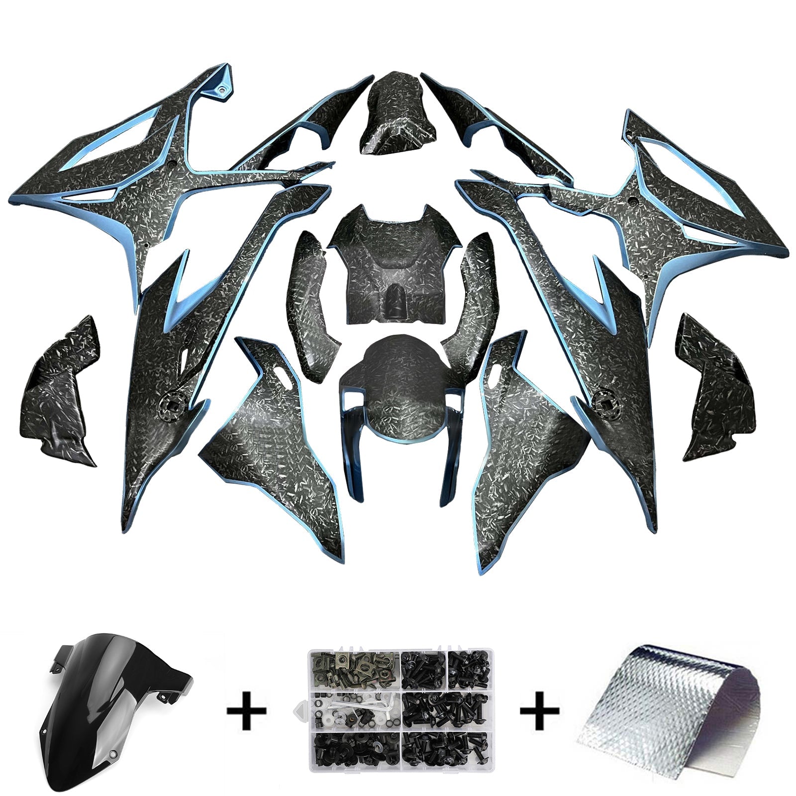 2019-2022 BMW M1000RR S1000RR Injection Fairing Kit Bodywork Plastic ABS
