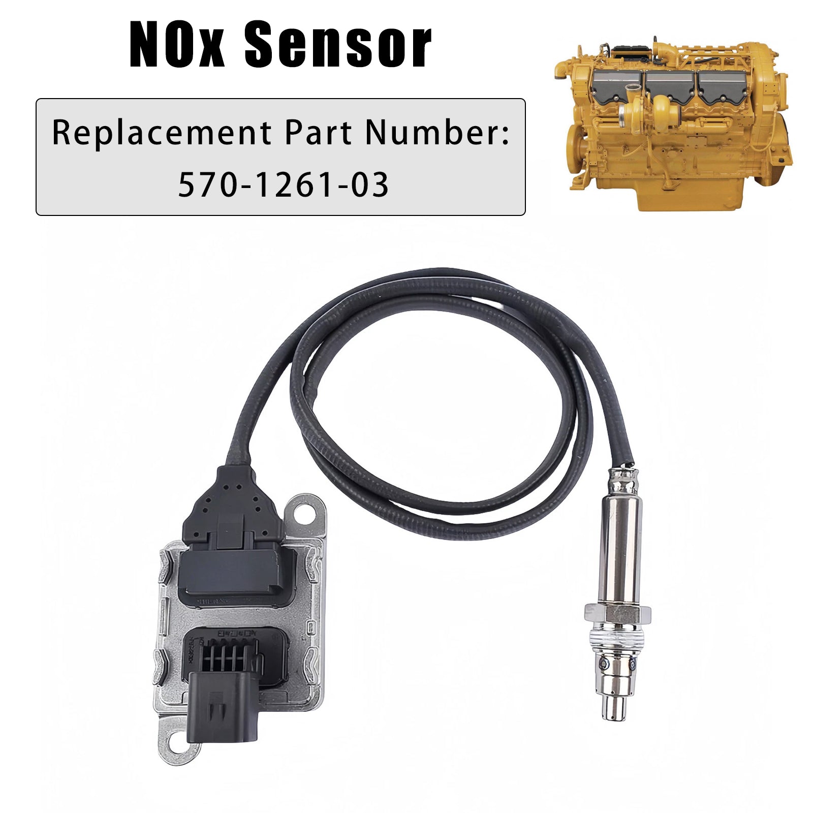 Nitrogen Oxygen Sensor 570-1261-03 Nox Sensor For CAT Diesel Engine