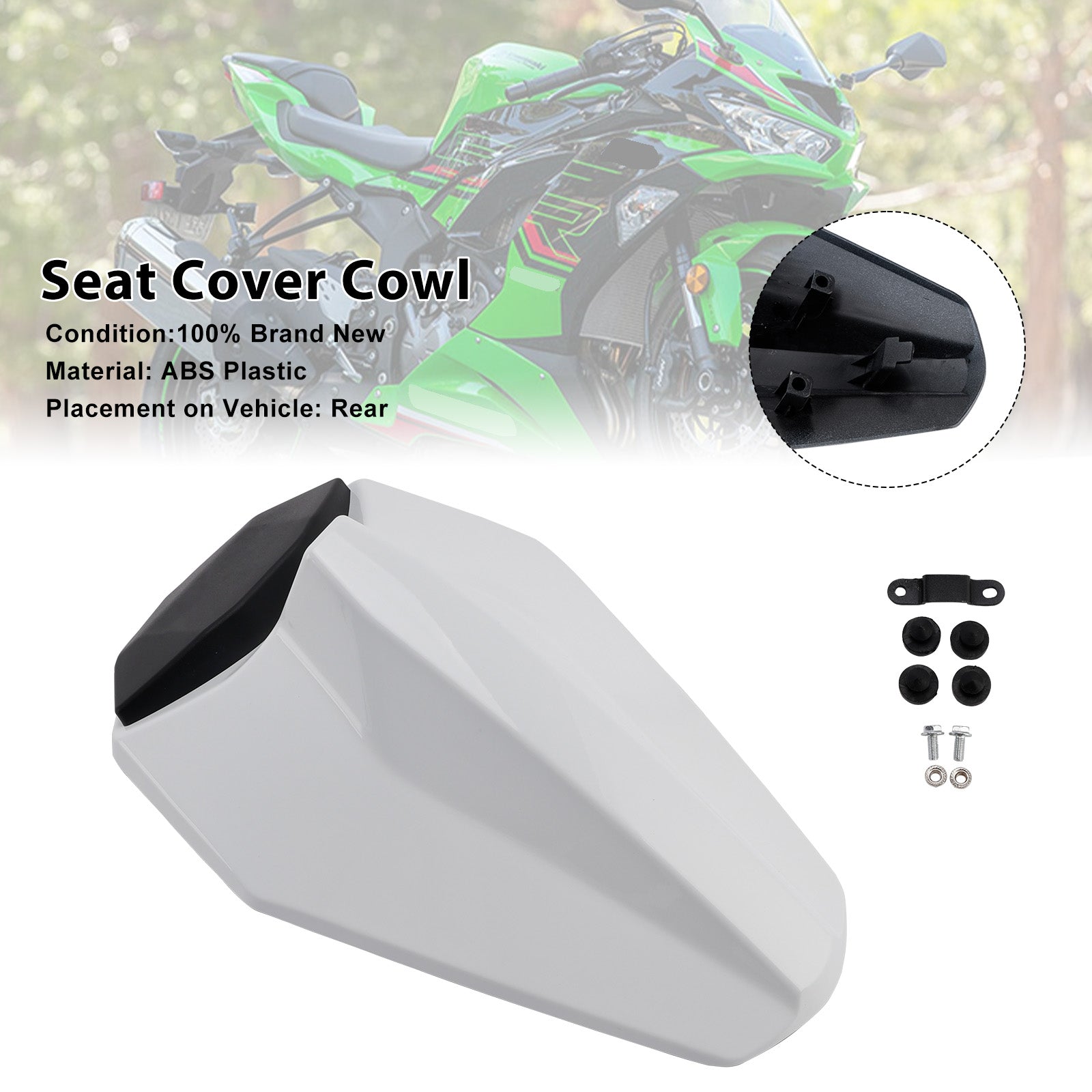 Racing Tail Rear Seat Fairing Cowl for Kawasaki ZX25R ZX4R ZX4RR 2020-2025