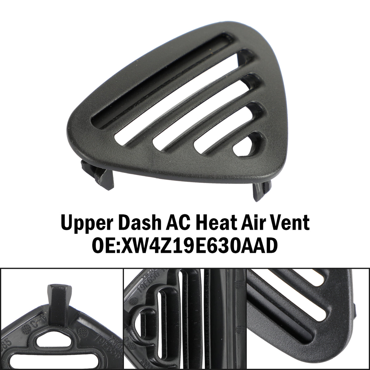 2002 Ford Thunderbird Upper Dash AC Heat Air Vent Black XW4Z19E630AAD XW4Z-19E630-AAD Generic