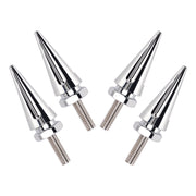 4x Silver Spike Windshield Fairing Bolts For Touring Road Glide FLTR 2015 - 2025