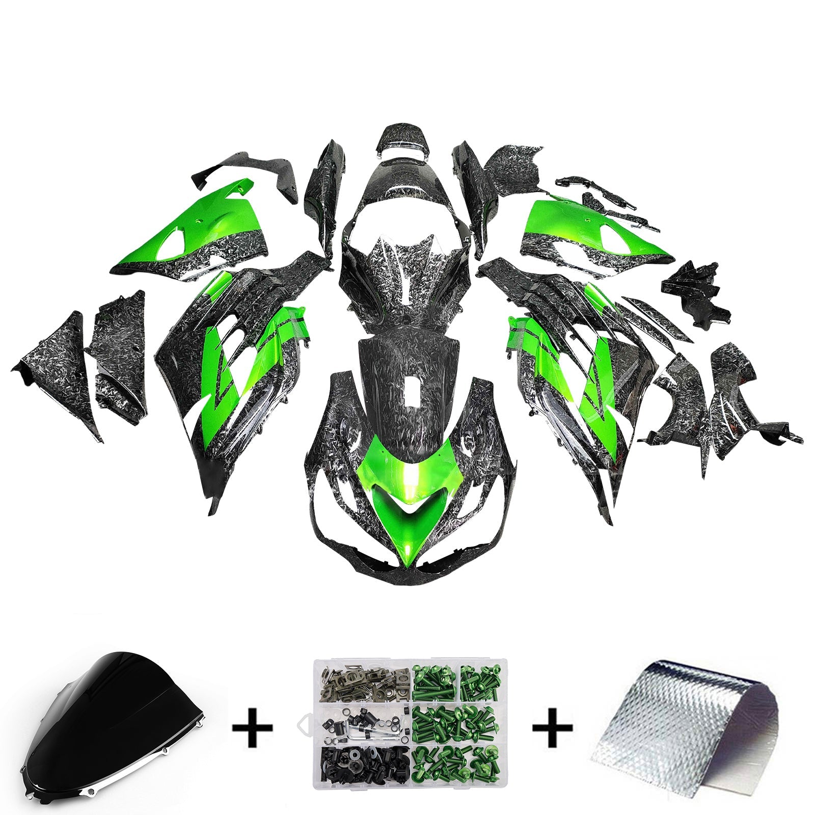 Injection Fairing Kit Bodywork fit For Kawasaki ZX14R ZZR1400 2012-2026