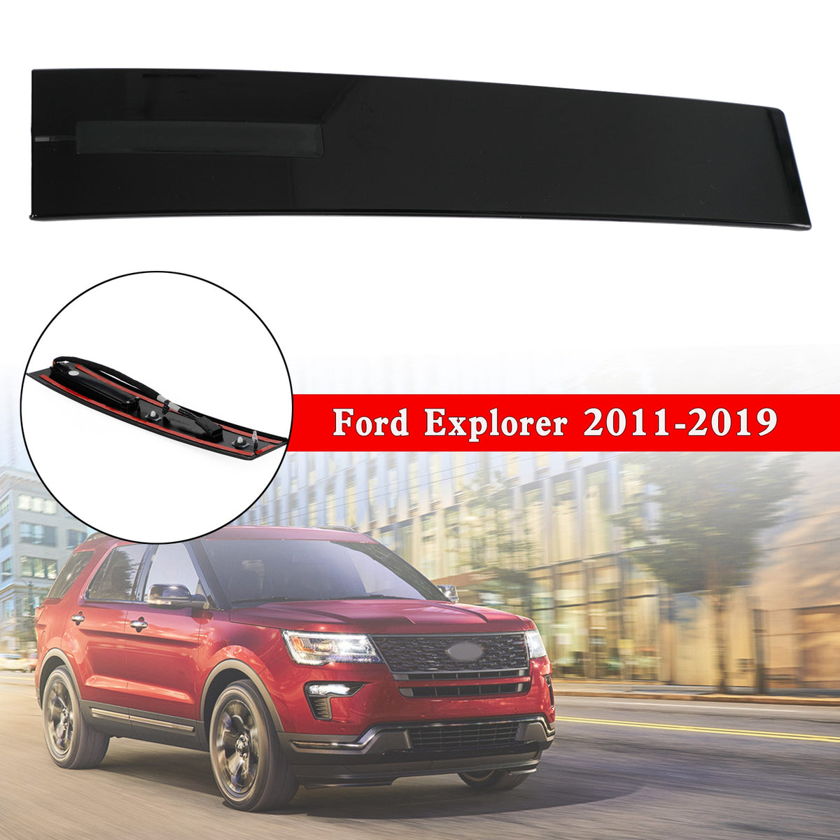 2011-2019 Ford Explorer Left Driver Side Door Entry Keypad Pillar Molding Trim Generic