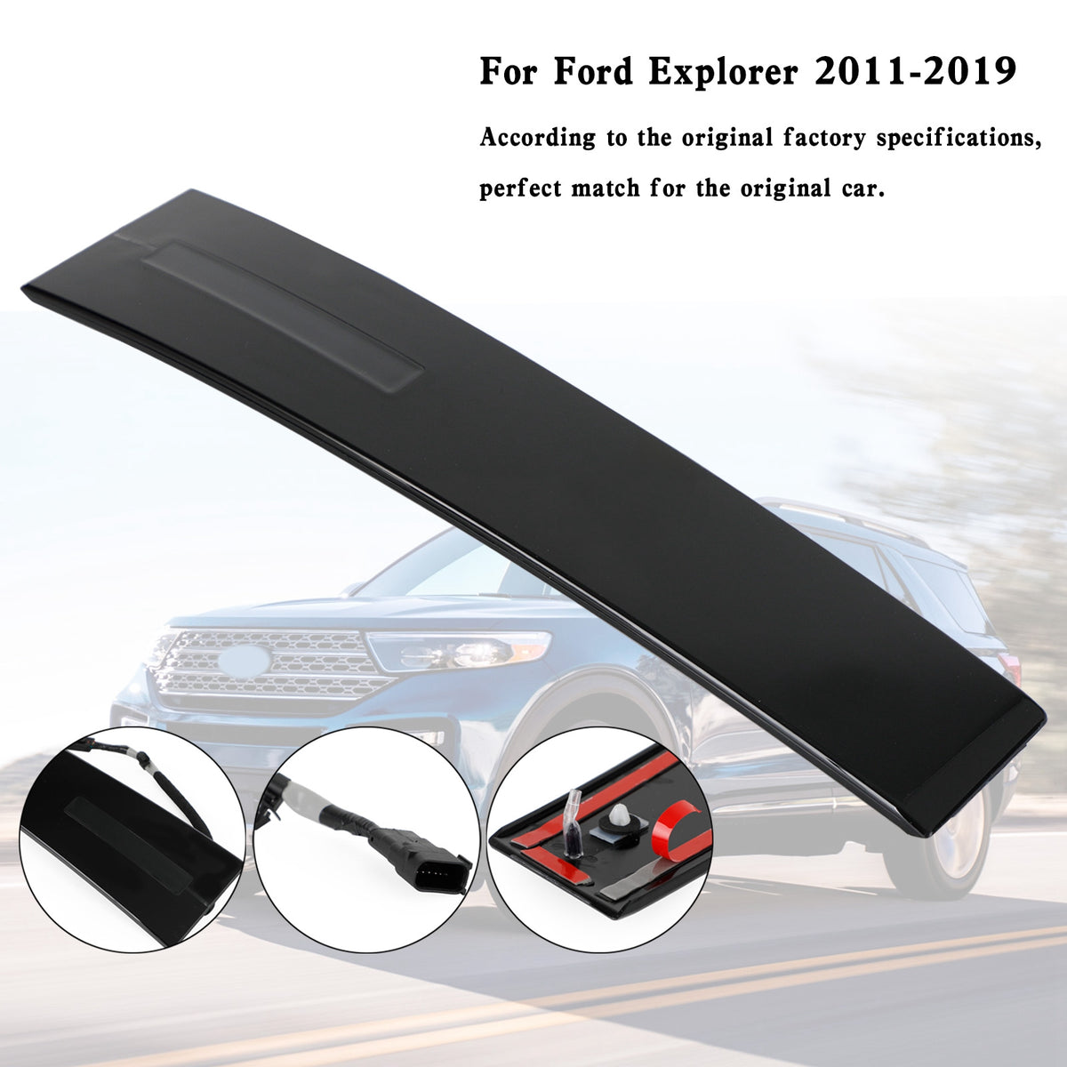 2011-2019 Ford Explorer Left Driver Side Door Entry Keypad Pillar Molding Trim Generic
