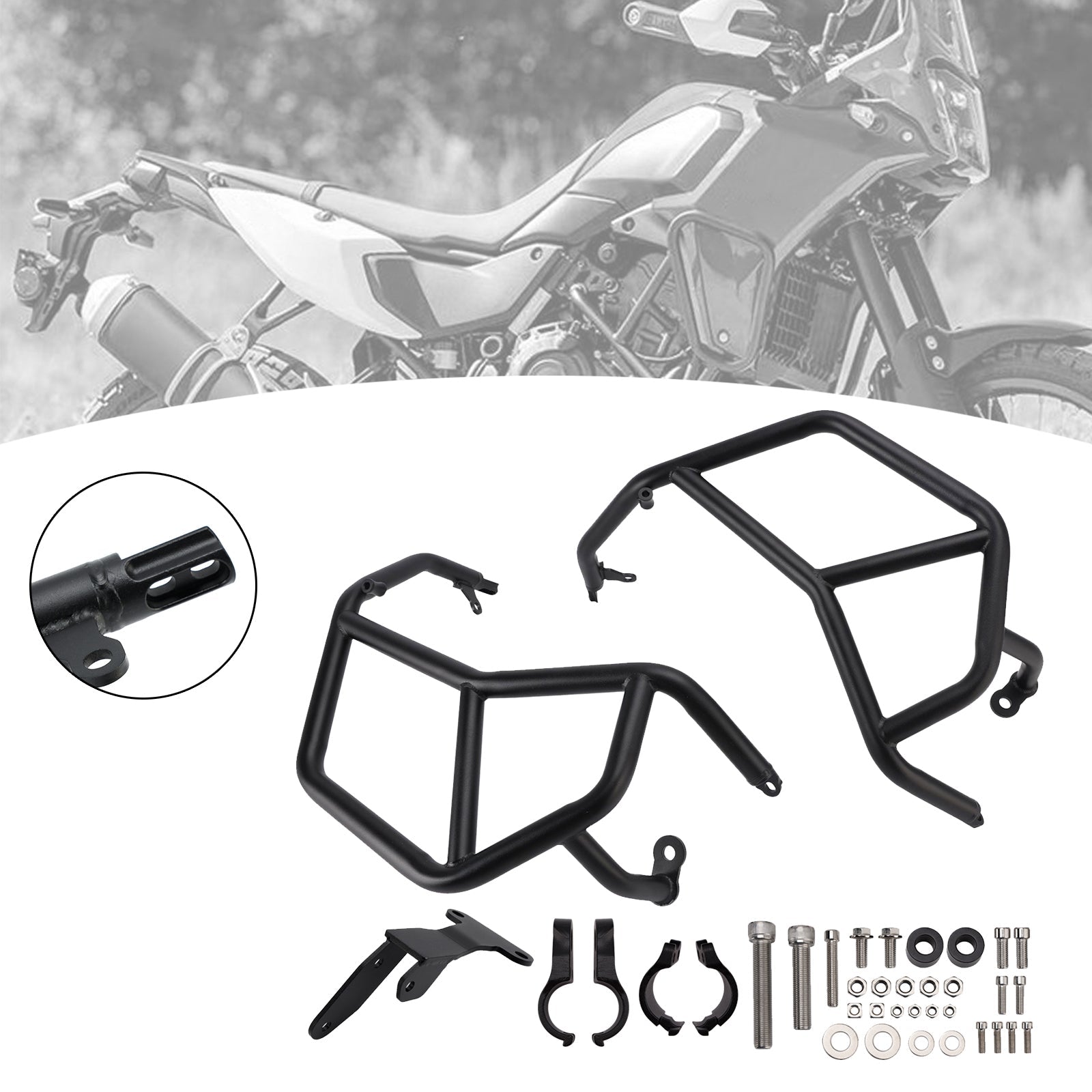 2025-2026 For Yamaha Tenere 700 Engine Guard Crash Bar Frame Protector Bumper