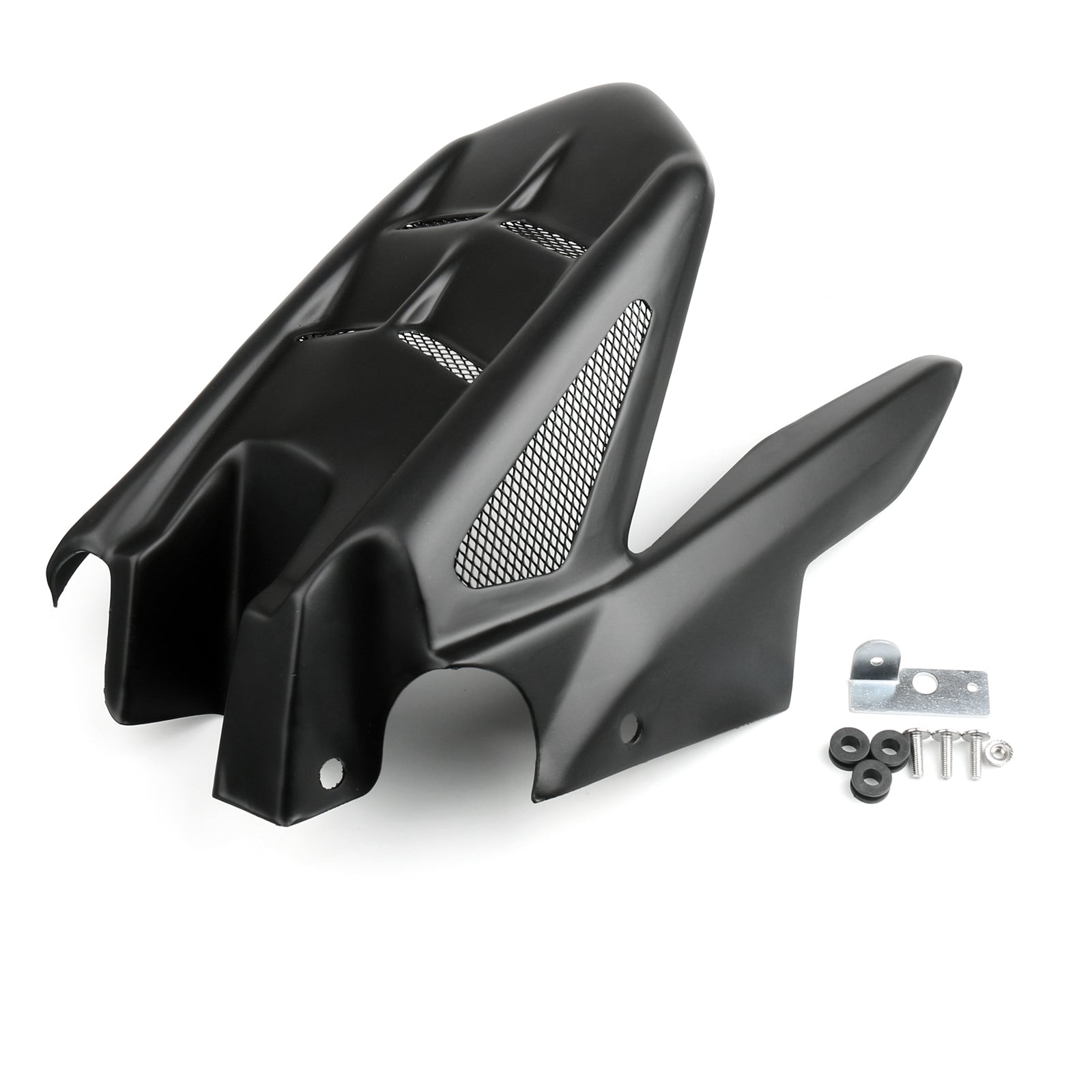 Rear Mudguard Hugger Fender Plastic For 13-20 Yamaha MT FZ 07 MT-07 FZ-07 Black