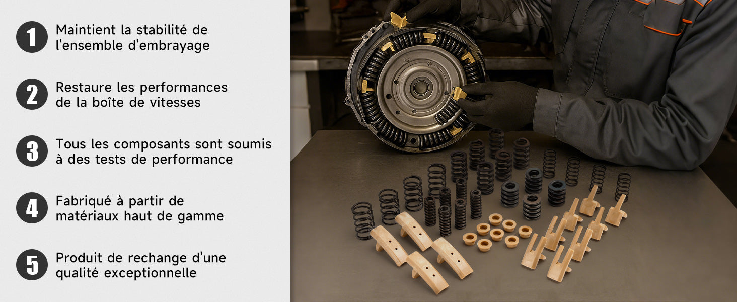 6DCT450 Ford Models MPS6 Gearbox Clutch Retainers Springs Repair Kit