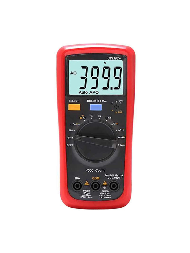 UT17B MAX Digital Multimeter DC/AC Function SwitchingC/V/I/R Measurement