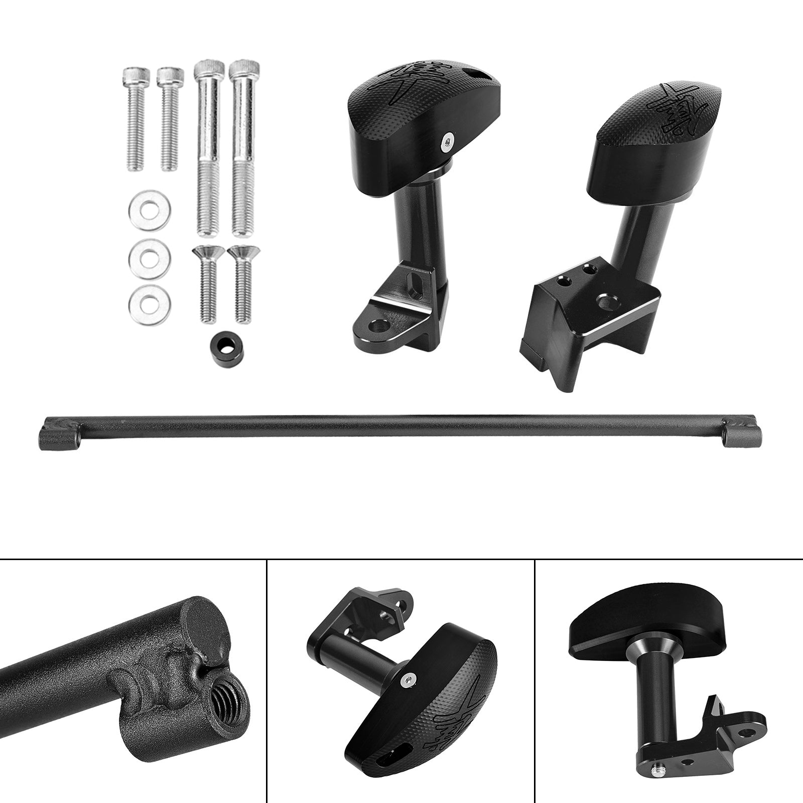 2008-2020 Suzuki Gsxr1300 Hayabusa Protector Engine Crash Bunds Pads Slider