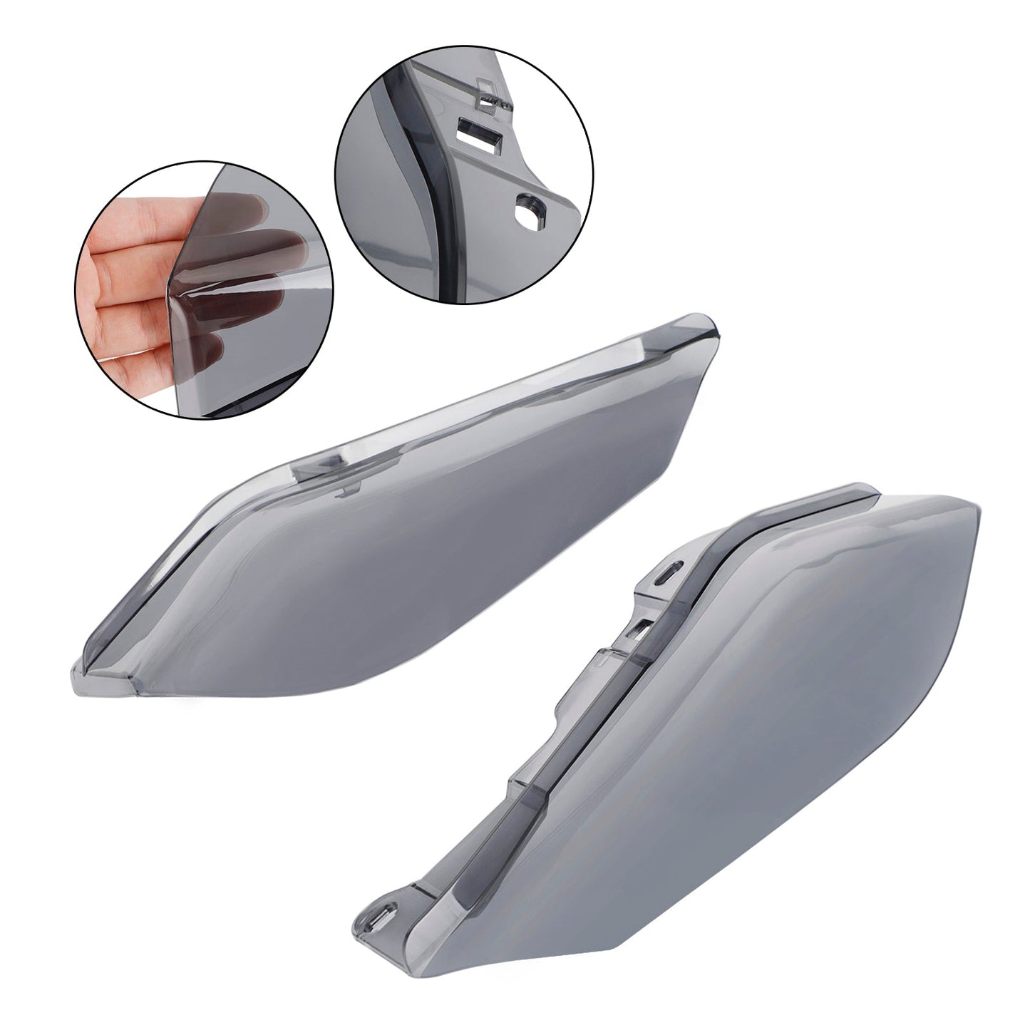 09-16 Touring and Trike models Mid-Frame Air Heat Deflector Trim Shield fit for