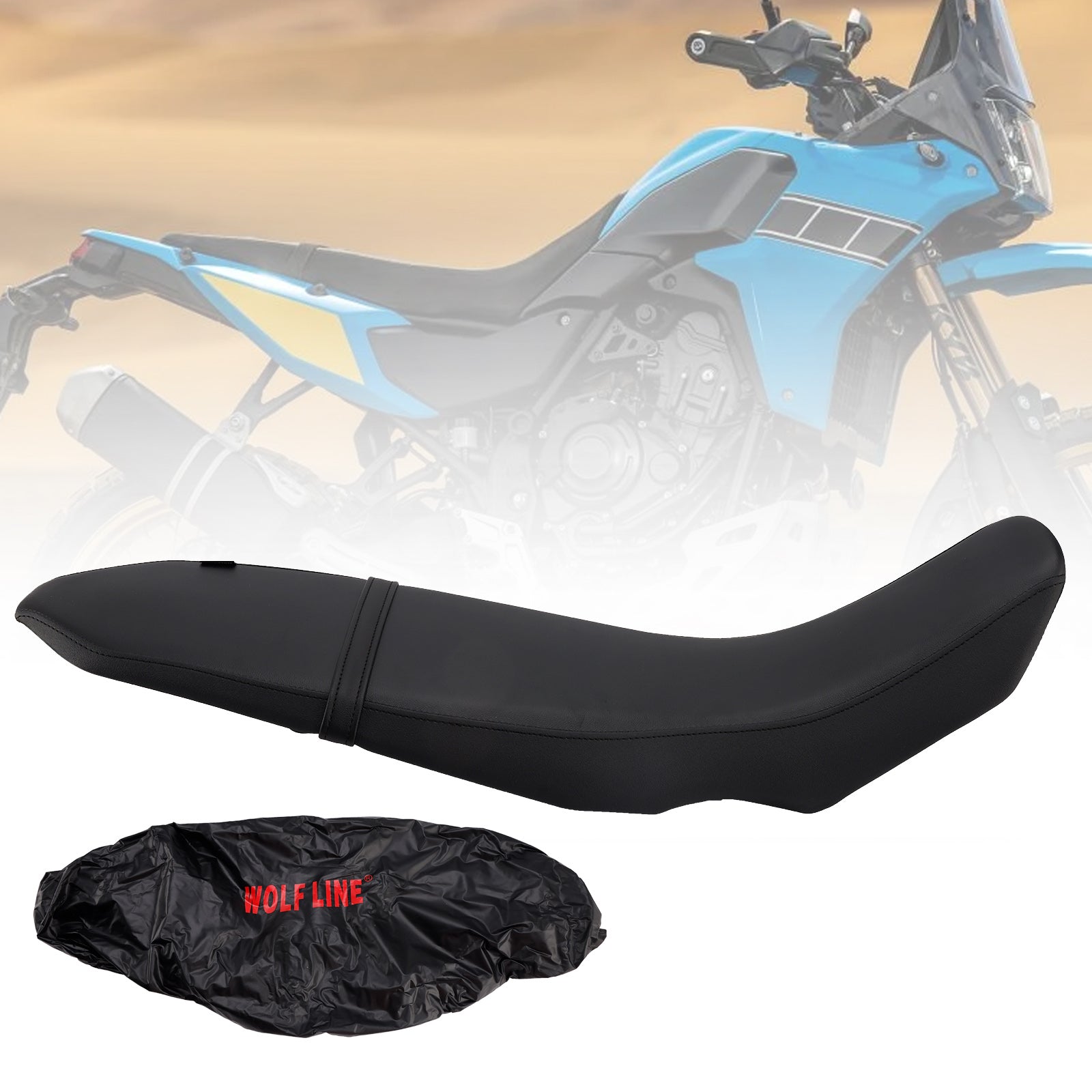 2025 For Yamaha Tenere 700 T700S Front Driver Raider Seat Pillion Cushion Red