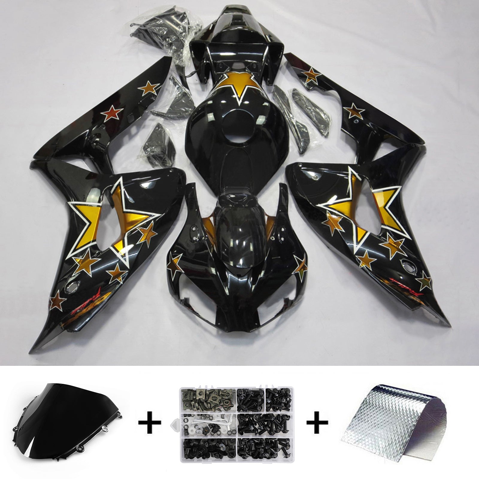 Injection Fairing Kit Bodywork Plastic ABS For Honda CBR1000RR 2006-2007