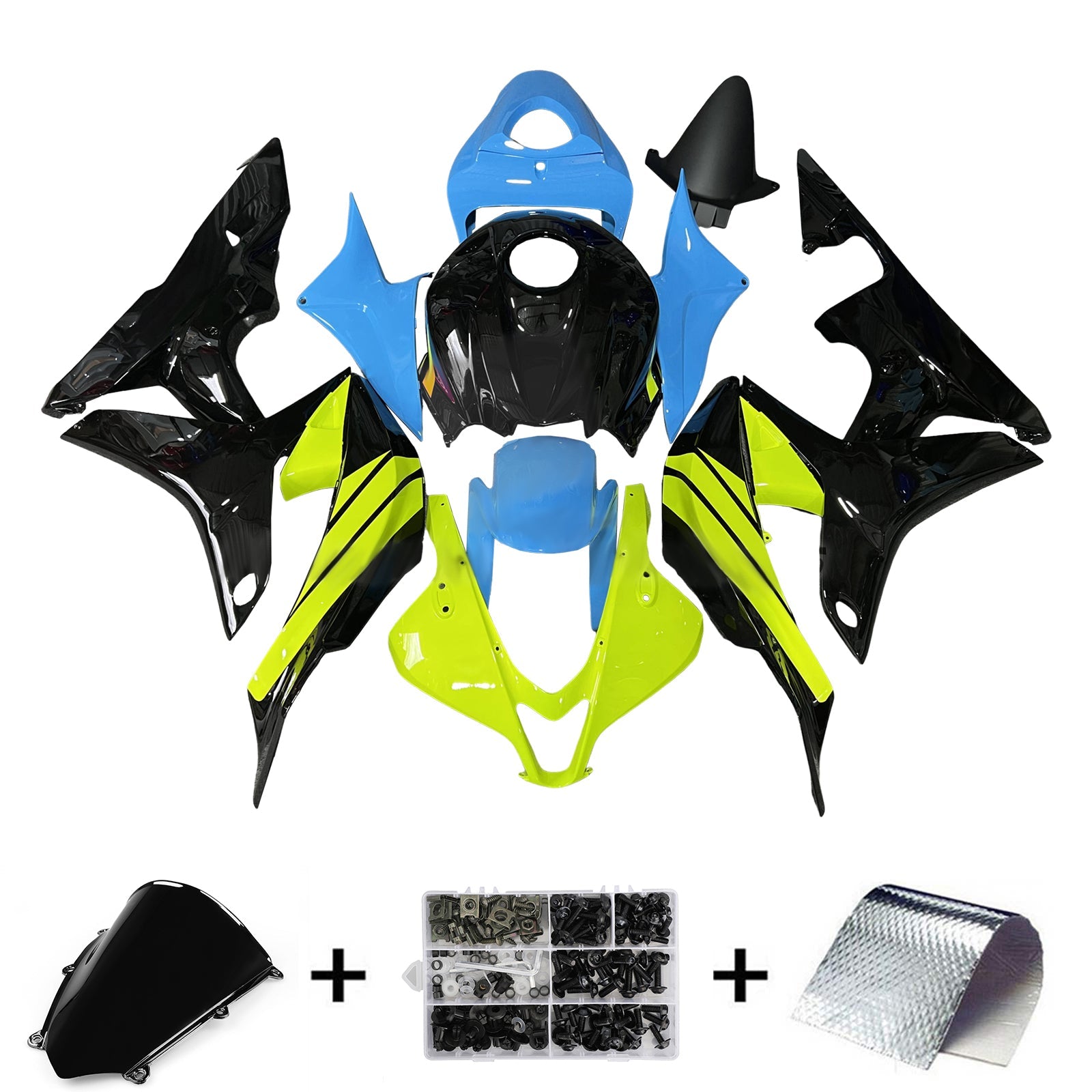 Injection Fairing Kit Bodywork Plastic ABS For Honda CBR600RR 2007-2008 F5
