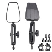 Pair Motorcycle Folding Adventure Mirrors Rearview Mirror For ATV Dirt Bike