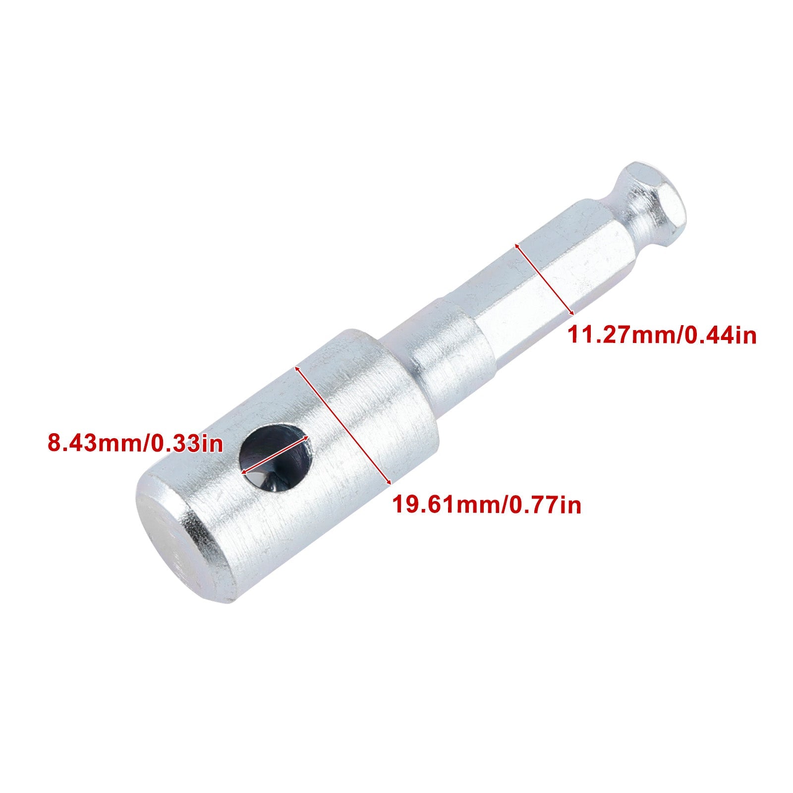 327687-6 Earth Auger Bit Adapter D-7/16" Hex Shank for Makita DDG460