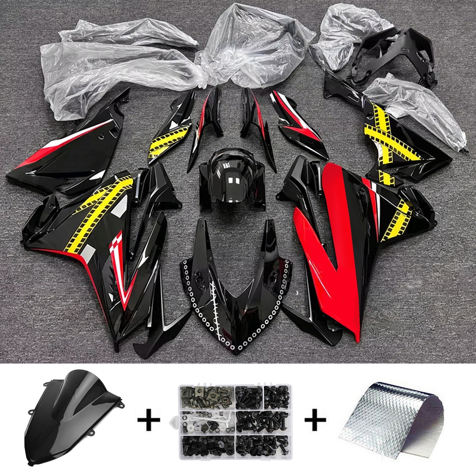 Injection Fairing Kit Bodywork Plastic ABS For Honda CBR500R 2022-2023