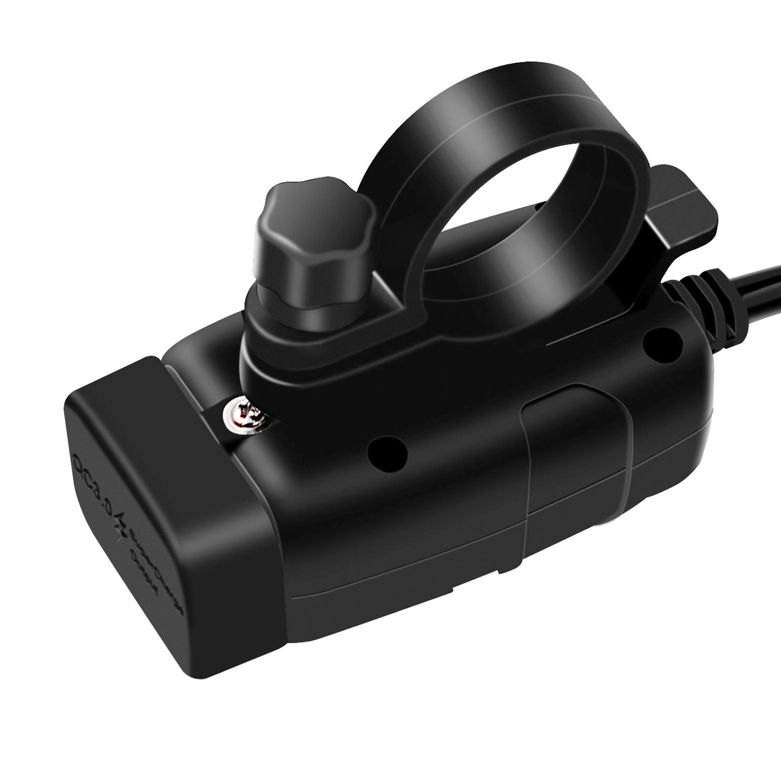 Motorcycle USB Super Fast Charger Handlebar Holder PD+QC3.0 Tpye-C Power Adapter