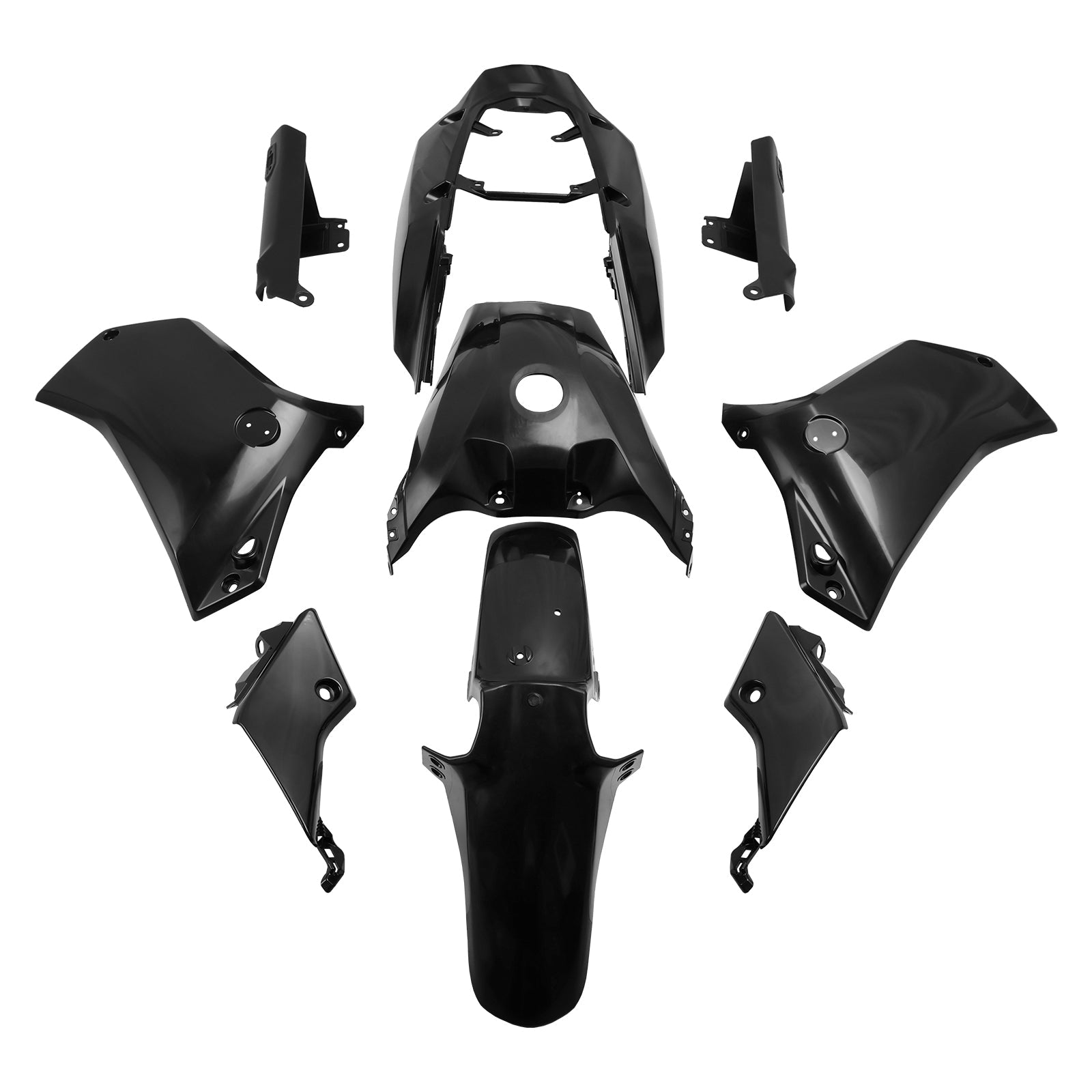 2019-2024 Yamaha Tenere 700 Bodywork Fairing Injection Unpainted