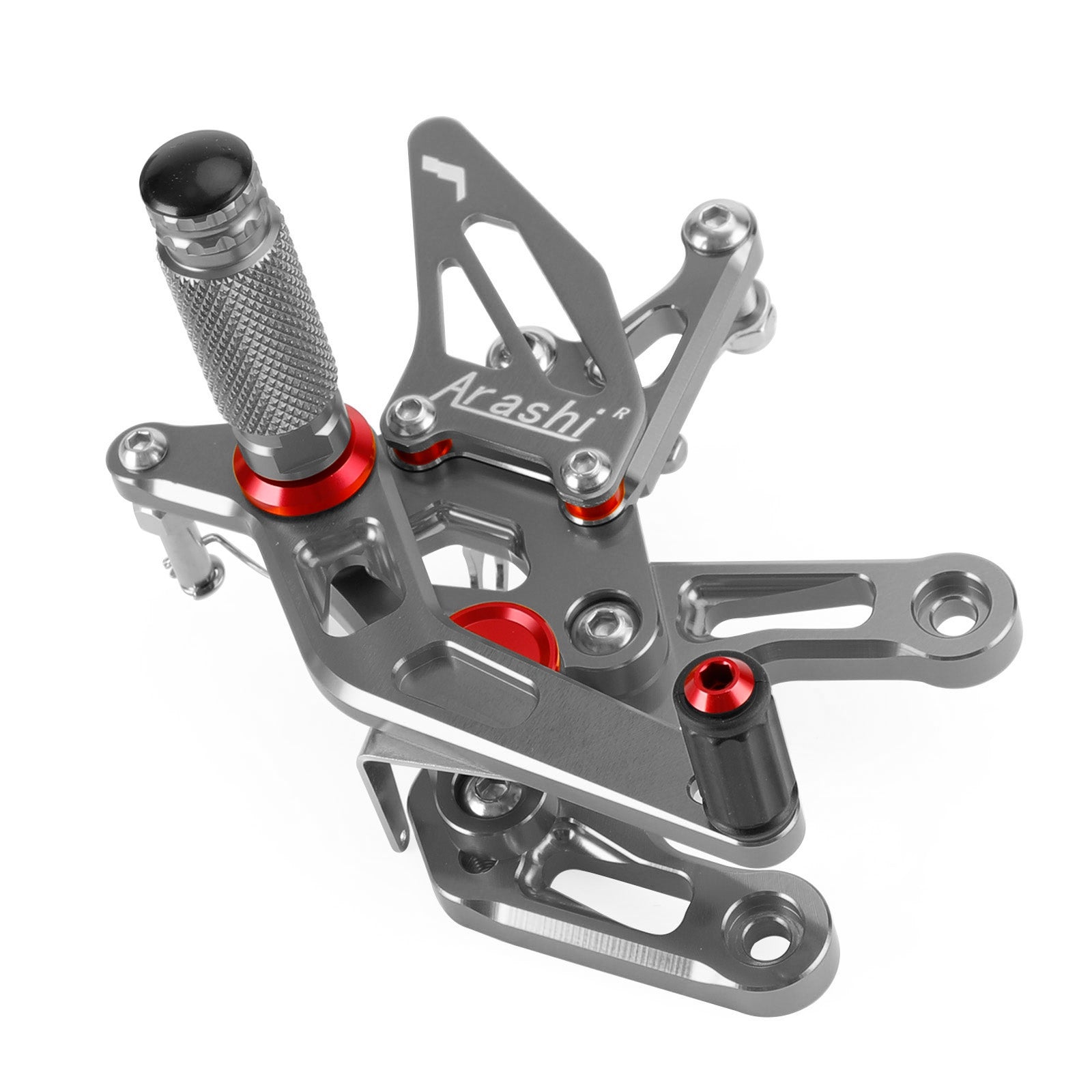 2021-2023 Kawasaki ZX-10R ZX10 ZX1000 CNC Aluminum Rearsets Footpegs Gray