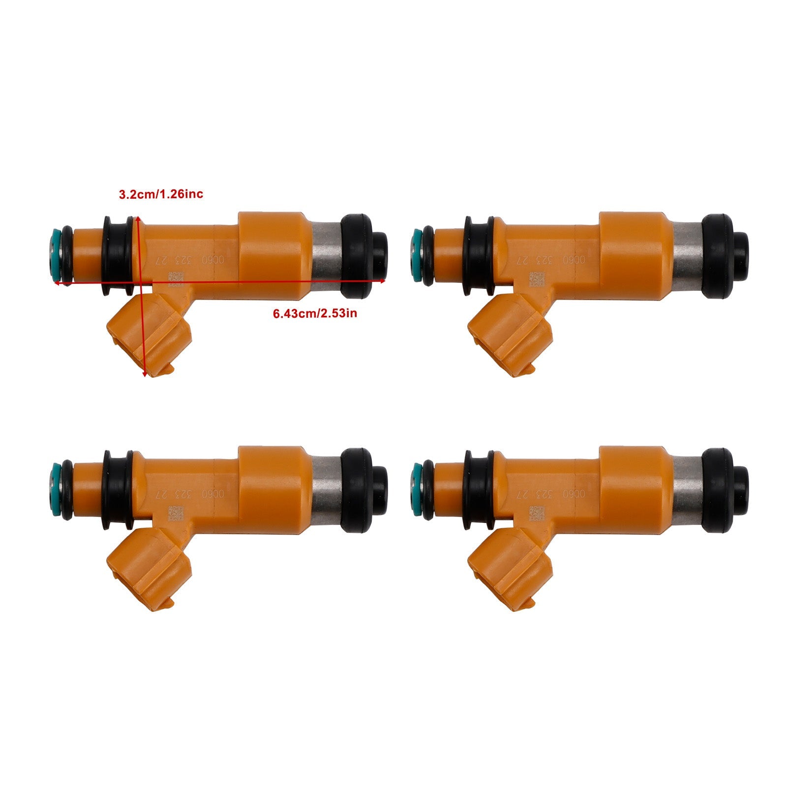4Pcs Fuel Injector For Suzuki APV Suzuki Futura 1500cc SL415 Euro II 15710-61J00