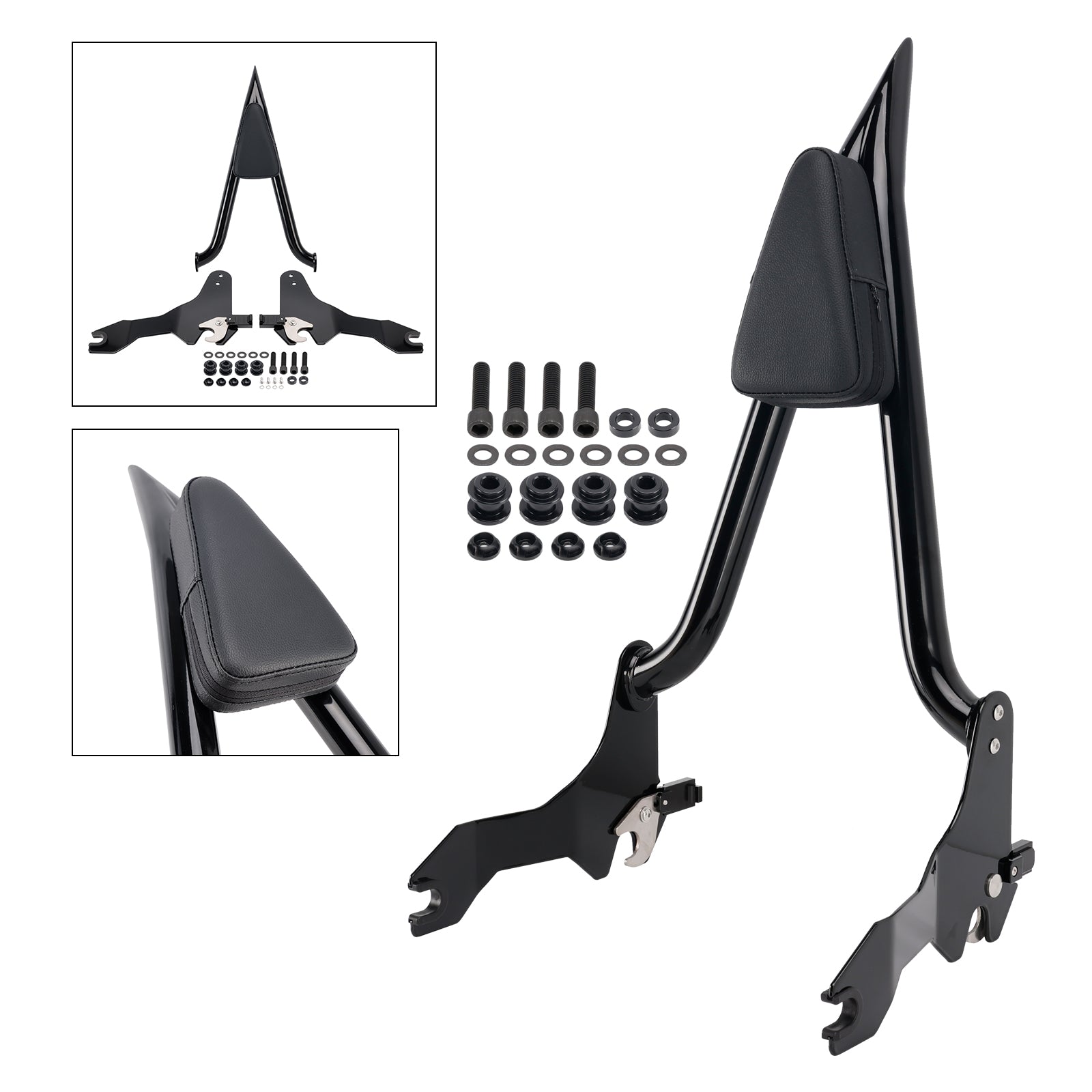 Passenger Sissy Bar Backrest for Softail Fat Bob 114 FXFB/FXFBS Models 2018-Later