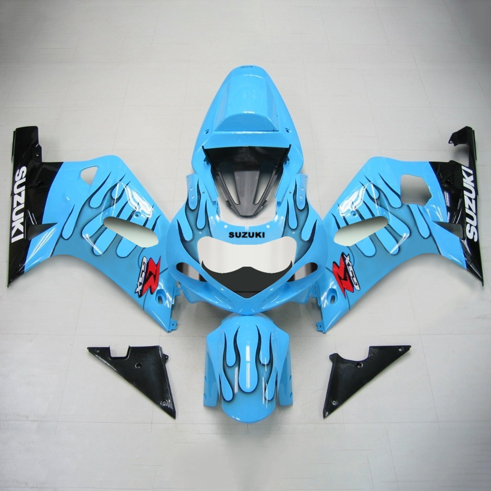 2001-2003 Suzuki GSXR750 K1 Amotopart Injection Fairing Kit Bodywork Plastic ABS #120