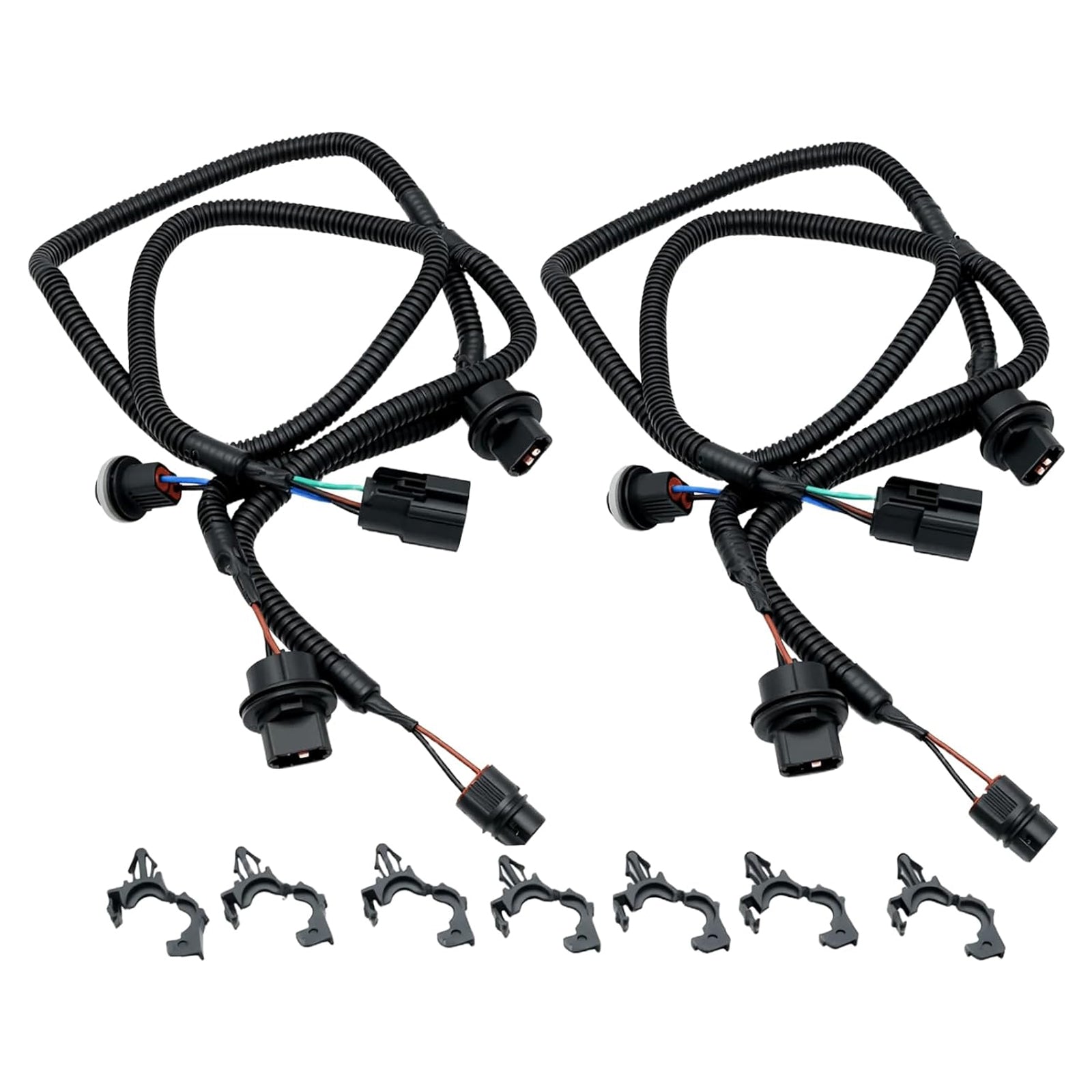 2PCS L+R Tail Lamp Light Wiring Harness For GMC Sierra 1500 2016-2019