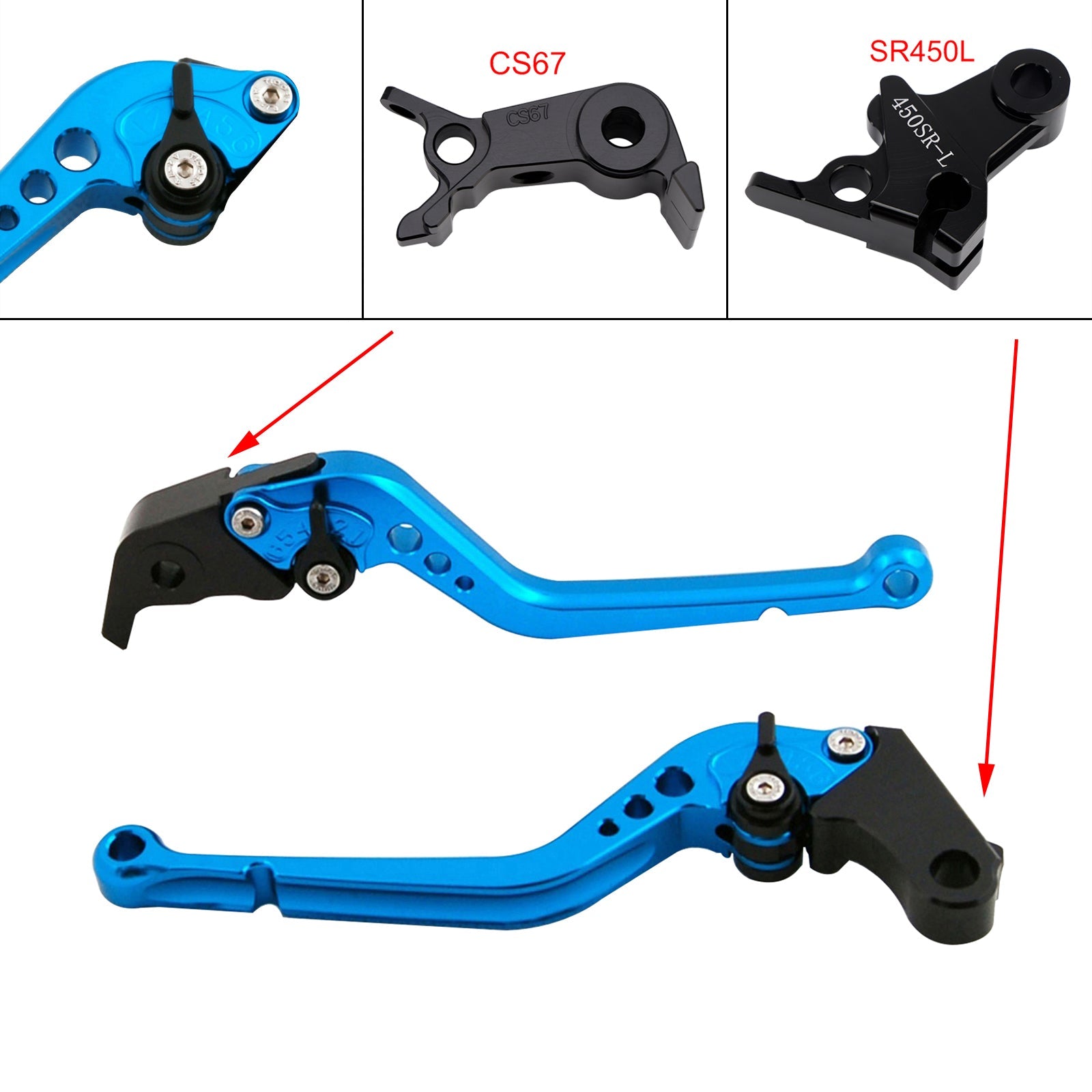 Long Clutch Brake Lever fit for VOGE DS900X 900DSX 2024-2026