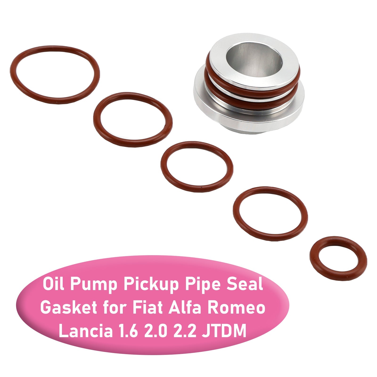 2010.02+ Fiat Doblo (263_) 2.0 D Multijet, 263 A1.000, 135 HP Oil Pump Pickup Pipe Seal Gasket