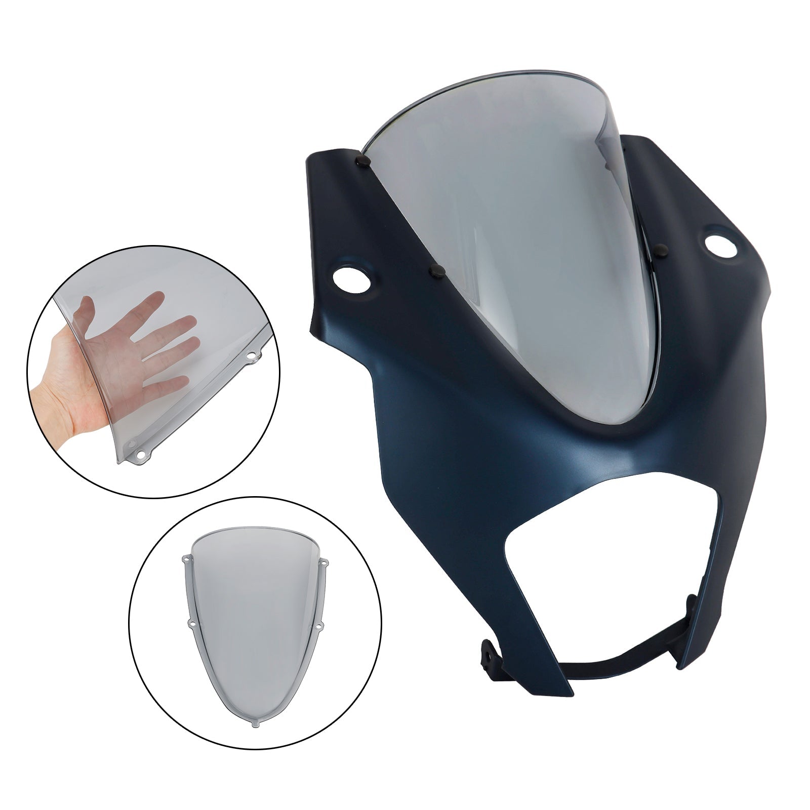 2022-2023 RC390 Windshield WindScreen Headlight Fairing Cover Generic