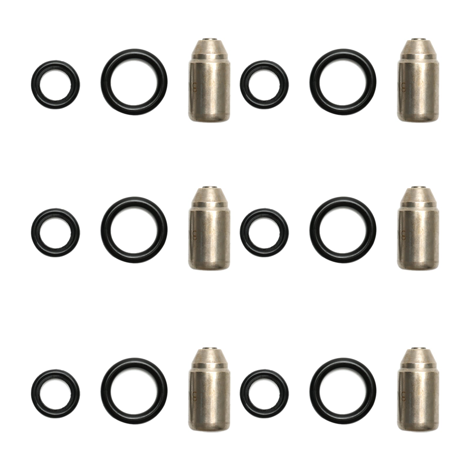 6PCS Injectors Nozzle Service Group 8N8796 Fit Caterpillar 3304 3306 D330C D333C