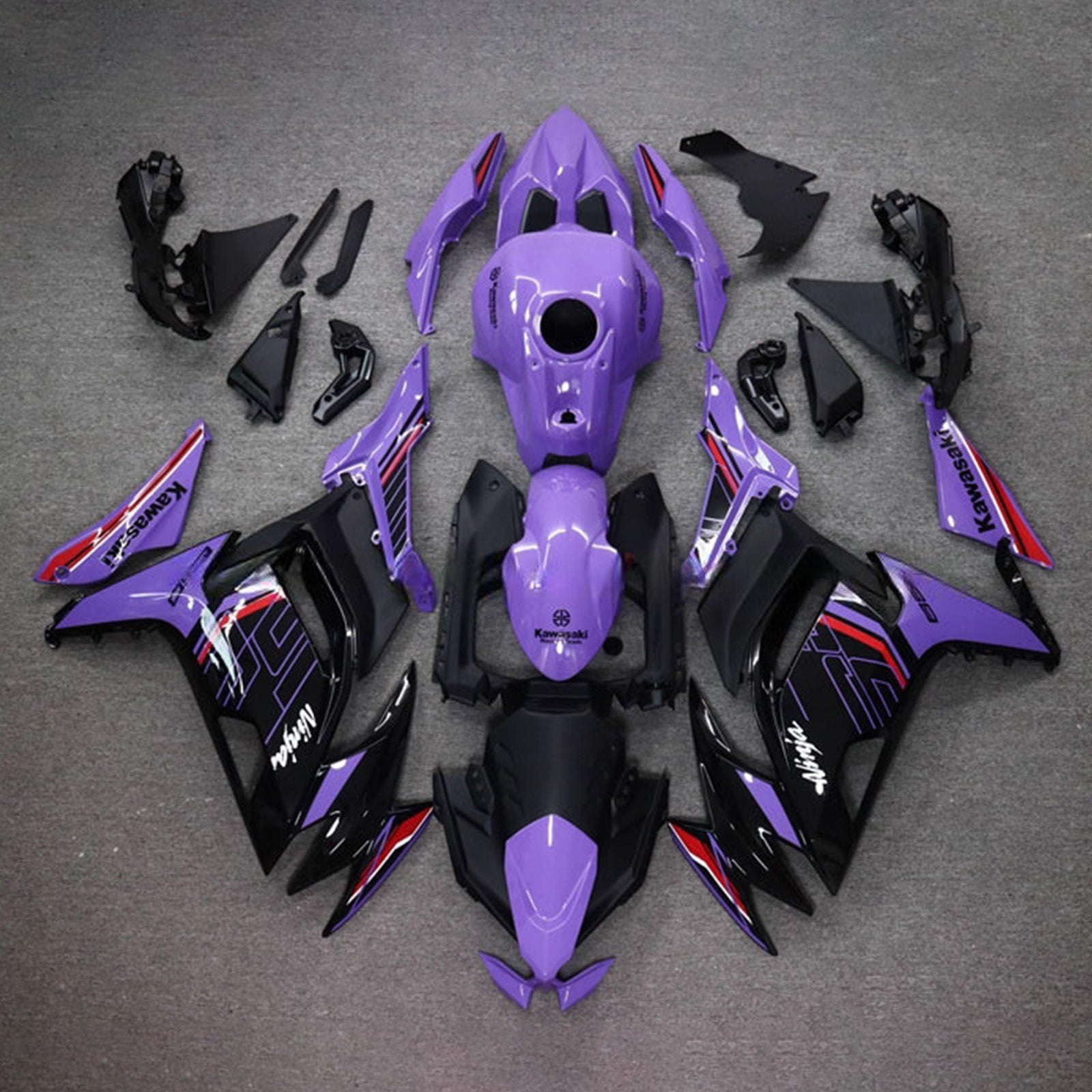 Injection Fairing Kit Bodywork ABS fit For Kawasaki ER-6F Ninja650 2020-2025