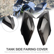 Front Side Tank Gas Trim Fairing Panel Cowl For Kawasaki Z650 2017 2018 2019
