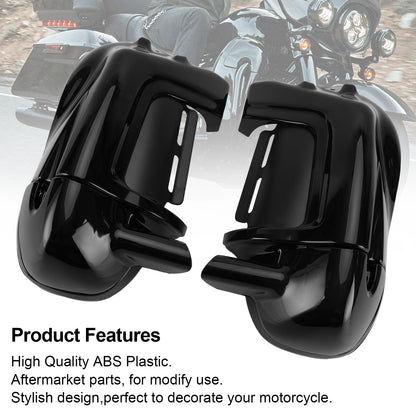 83-13 Lower Vented Leg Fairings 6.5" Speaker Box Pods For Street Glide Touring