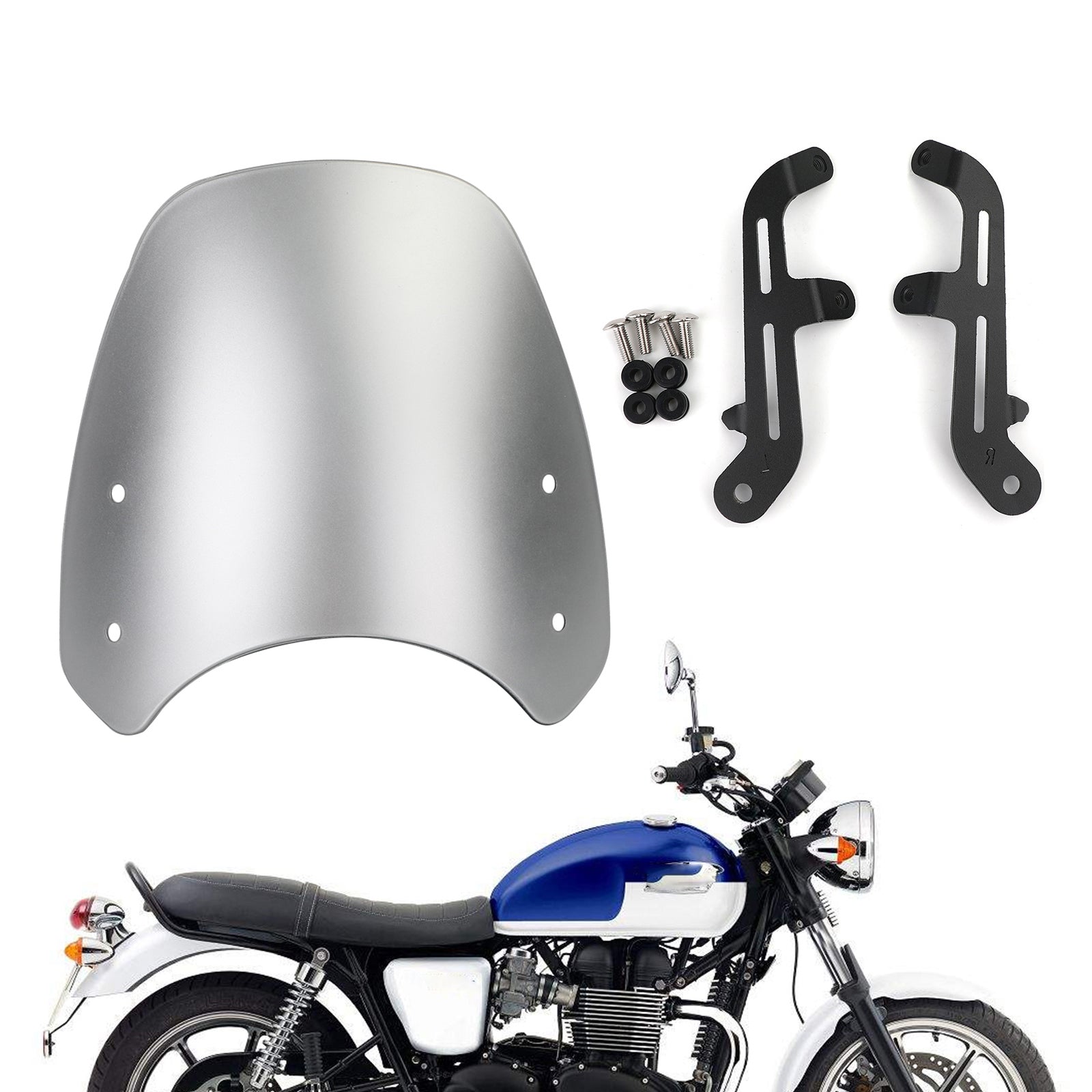 2003-2017 Triumph Bonneville T100 ABS Plastic Motor Windshield WindScreen