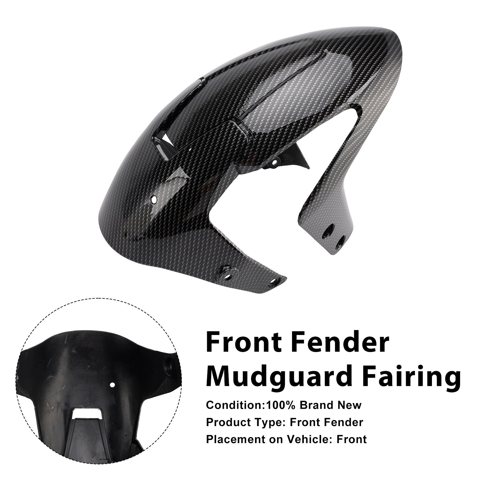 2024-2025 Aprilia RS457 RS 457 Front Fender Mudguard Fairing