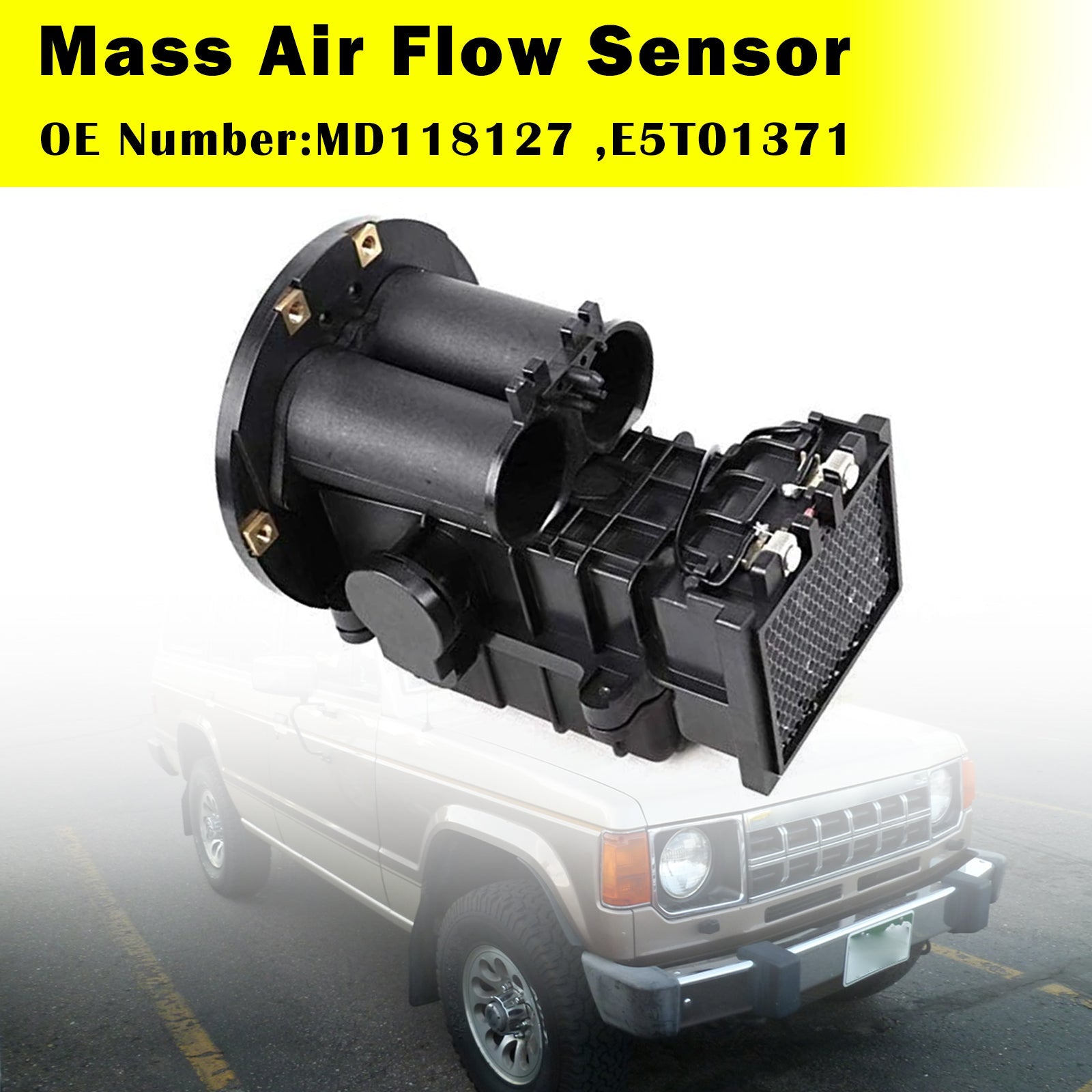 1990 For Mitsubishi Mighty Max Mass Air Flow Sensor E5T01371