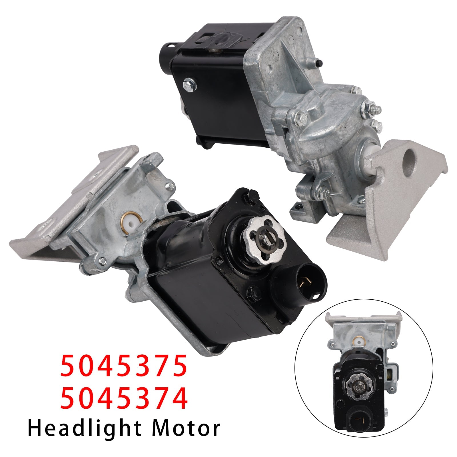 1963-1967 For Chevrolet Corvette Left+Right Headlight Motor 5045375 5045374